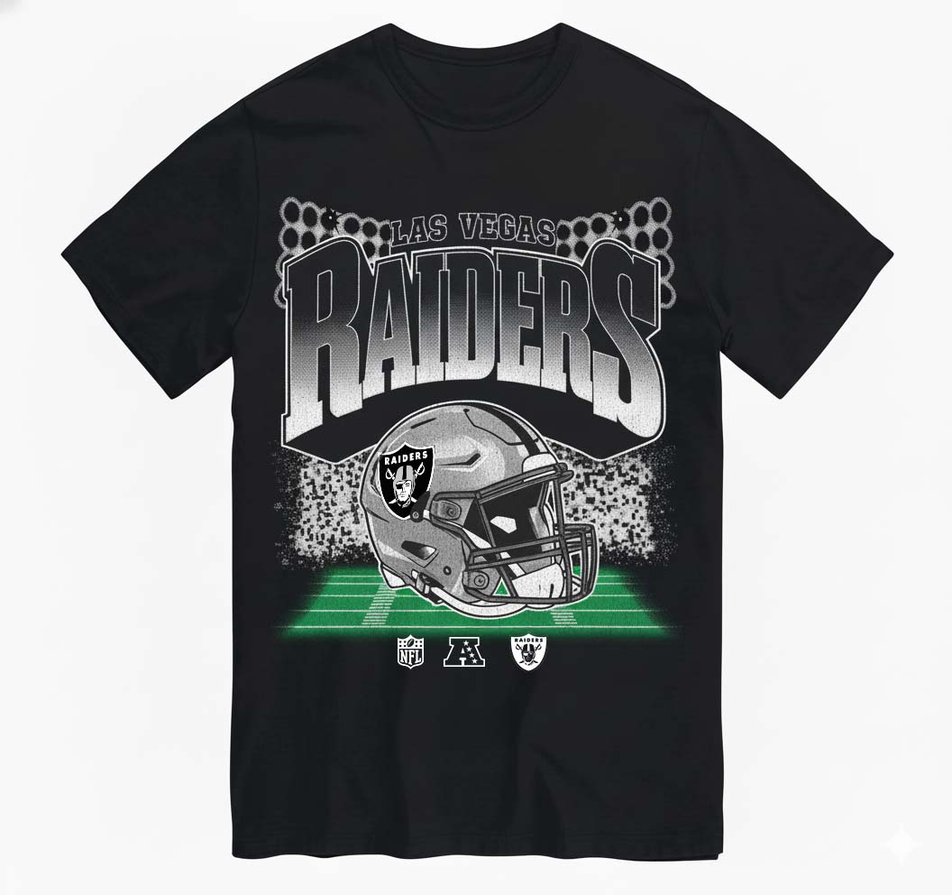 Las Vegas Raiders Mens NFL Teams Blindside T-Shirt PT75988