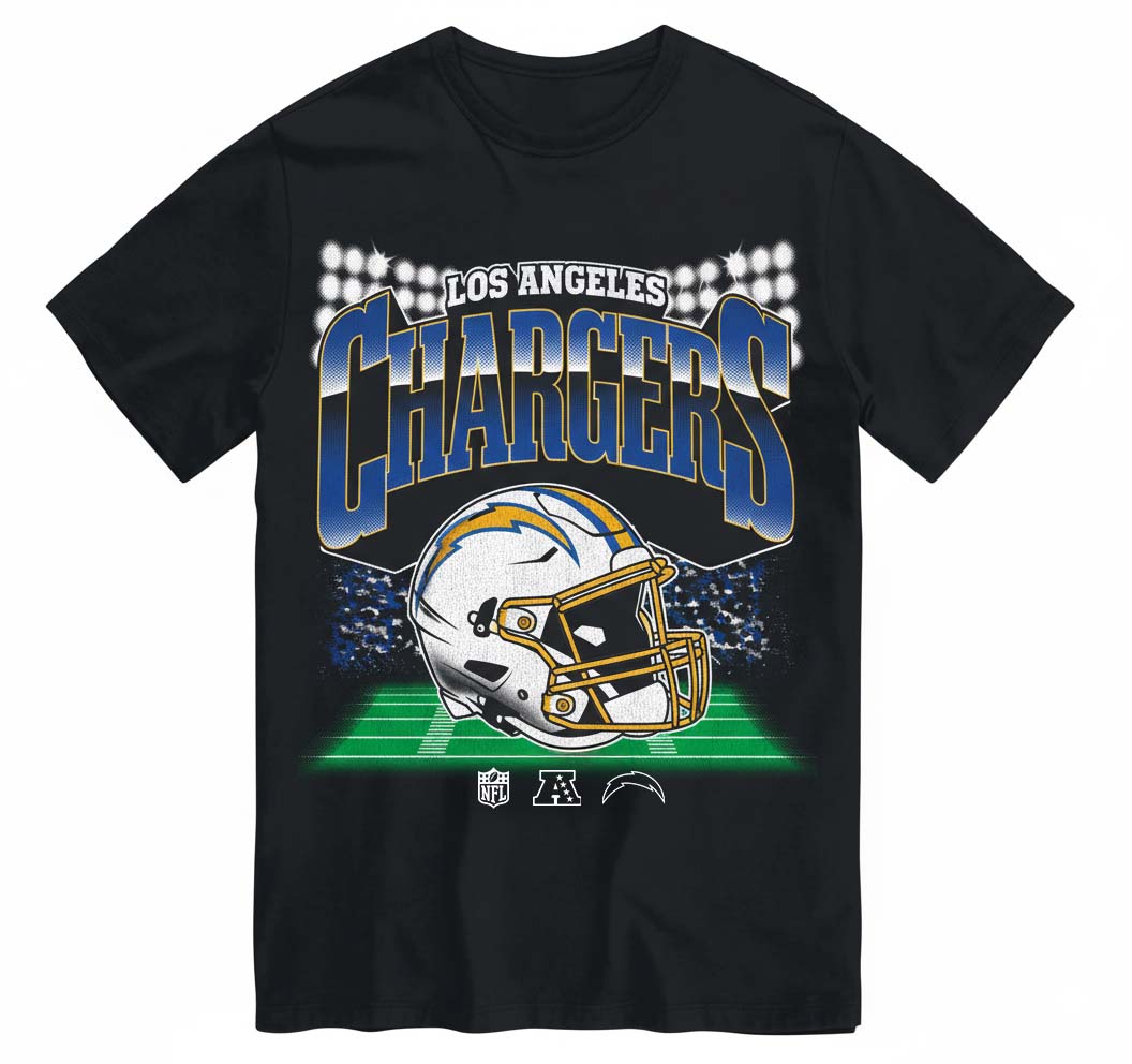 Los Angeles Chargers Mens NFL Teams Blindside T-Shirt PT75989