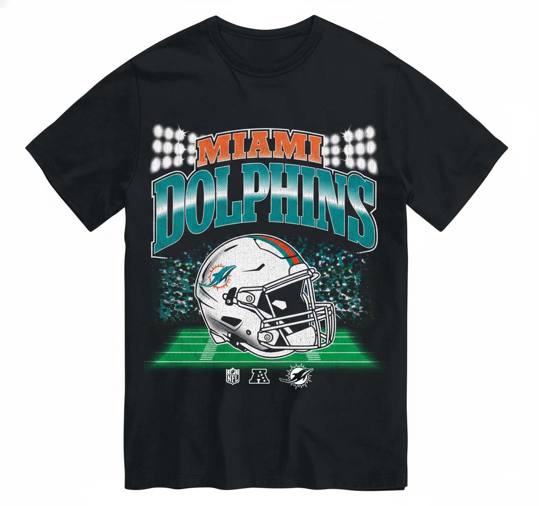 Miami Dolphins Mens NFL Teams Blindside T-Shirt PT75991