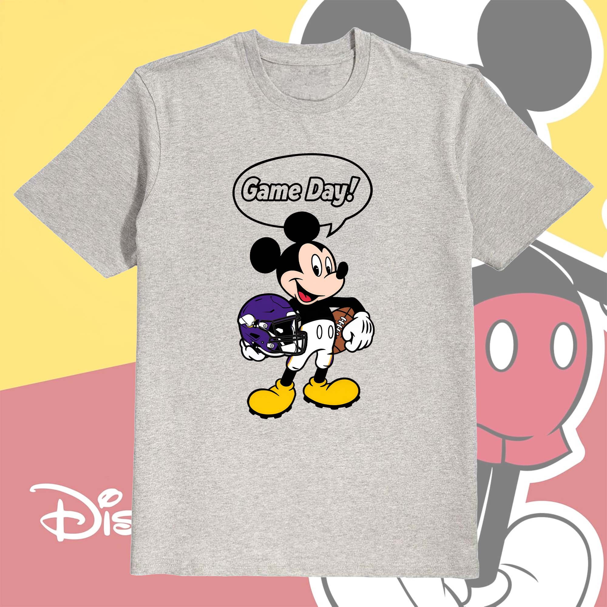 Minnesota Vikings Classic Cartoon Football Mickey Character PT75952