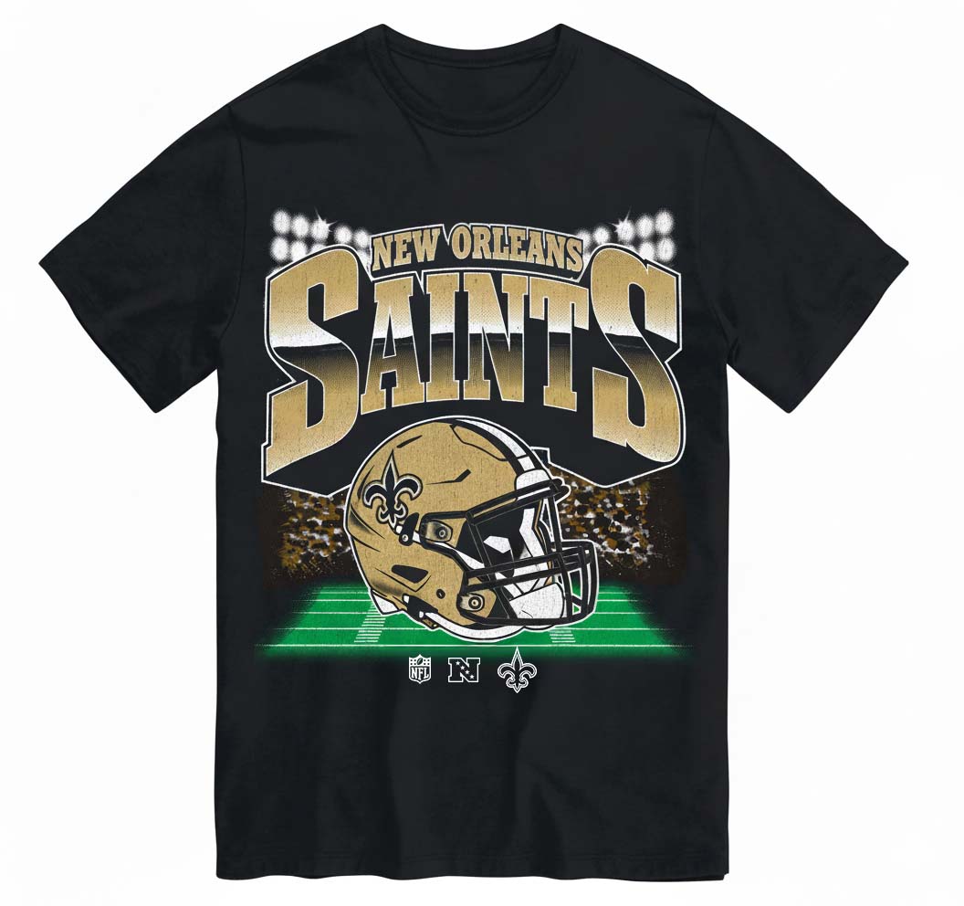 New Orleans Saints Mens NFL Teams Blindside T-Shirt PT75994