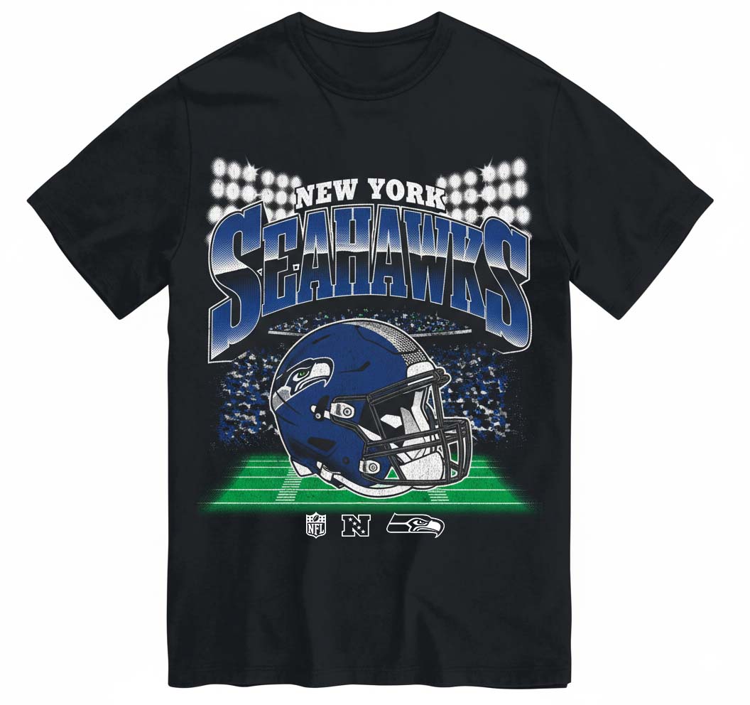 Seattle Seahawks Mens NFL Teams Blindside T-Shirt PT76000