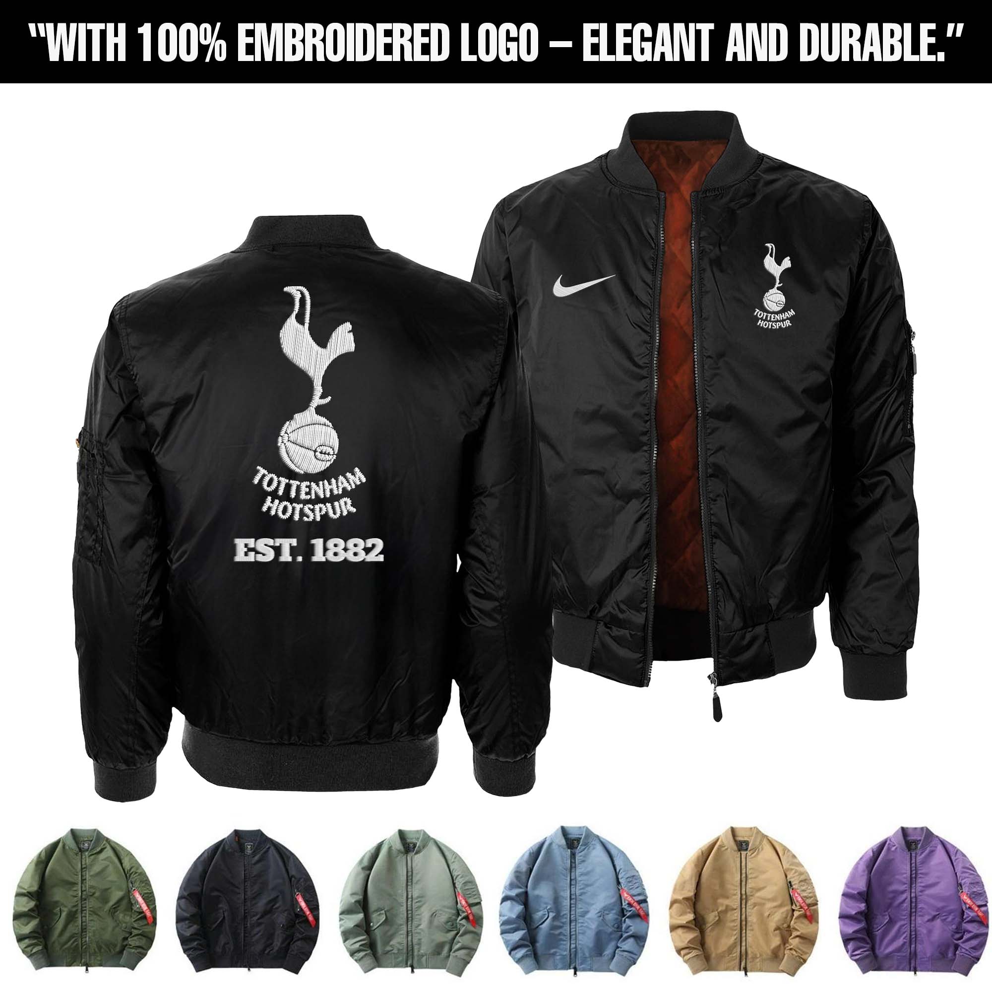 Tottenham Hotspur F.C Embroidered Bomber Jacket PT75929