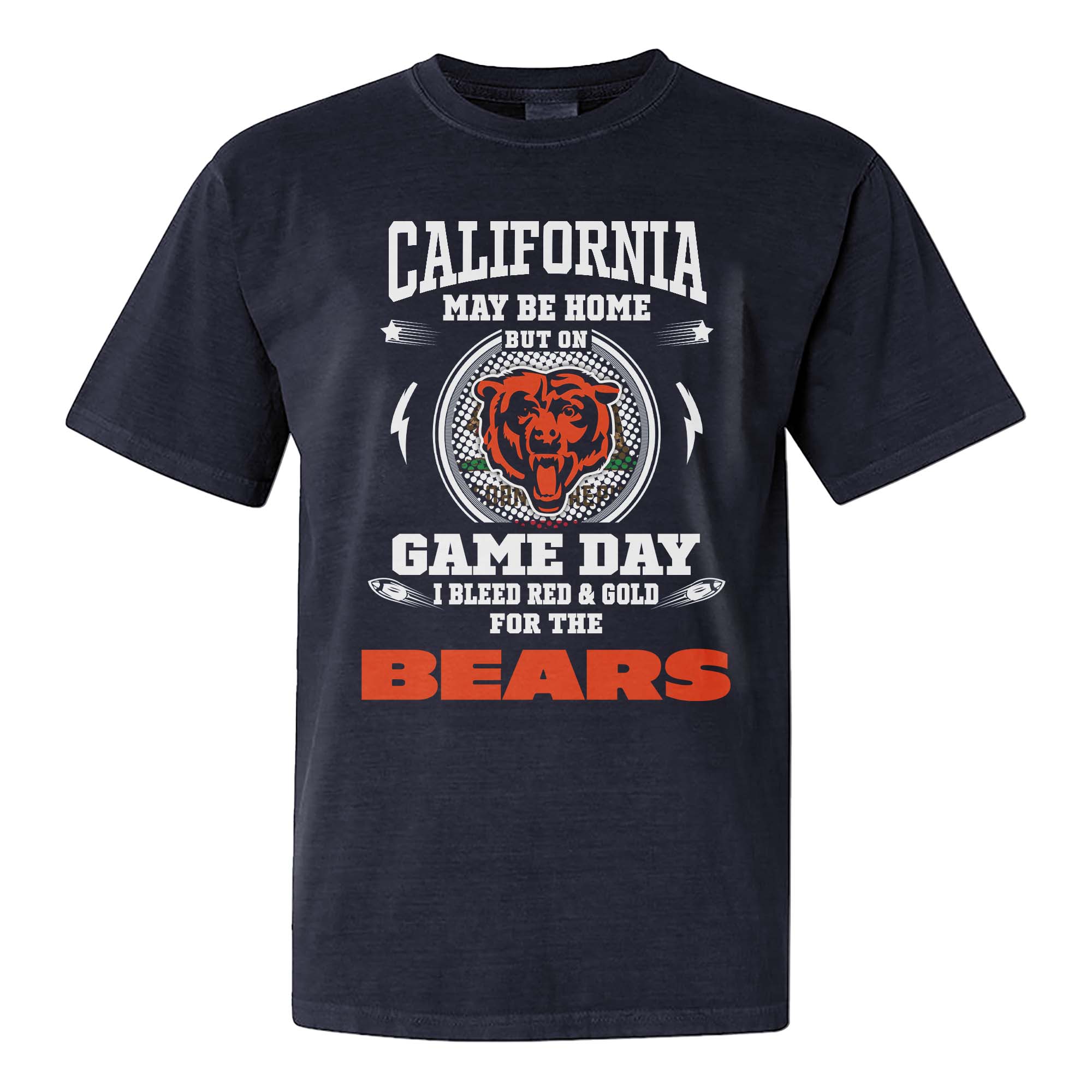 I Live In California And On Game Day My Heart And Soul Belongs To Bears Shirt PT76017