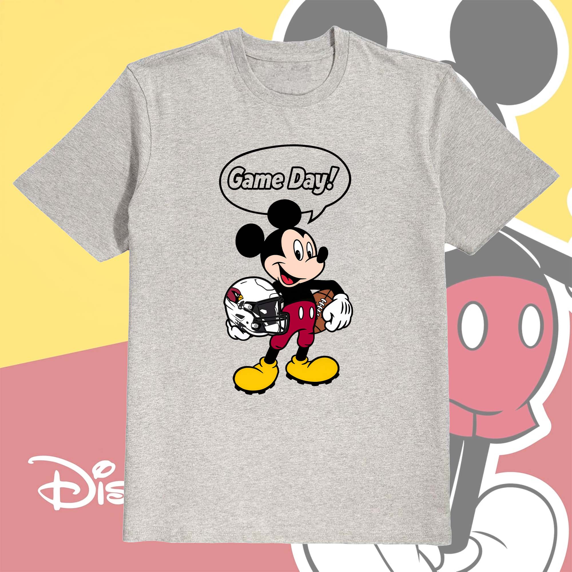 Arizona Cardinals Classic Cartoon Football Mickey Character PT75932