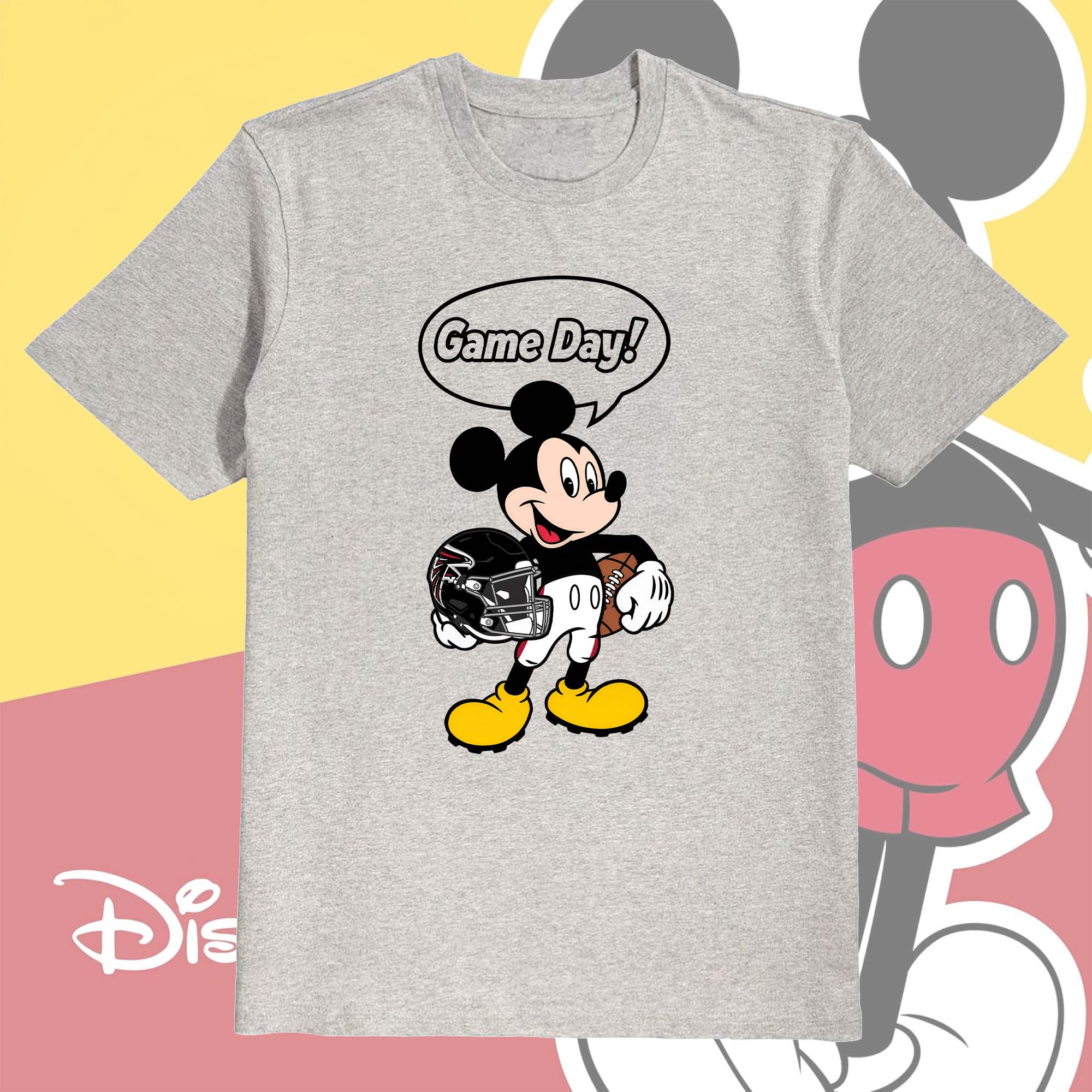 Atlanta Falcons Classic Cartoon Football Mickey Character PT75933