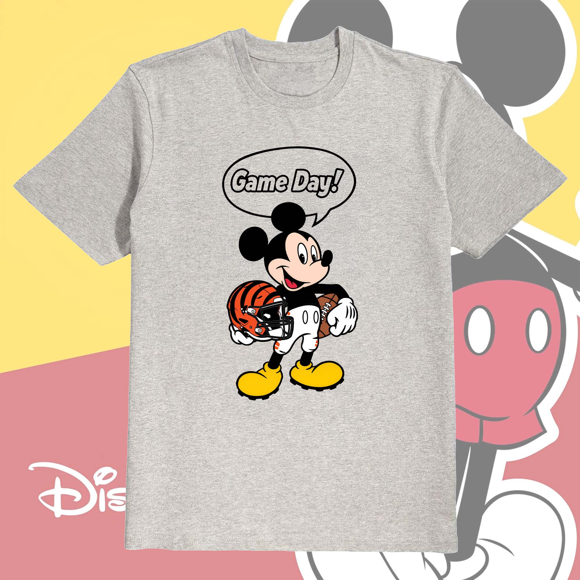 Cincinnati Bengals Classic Cartoon Football Mickey Character PT75938