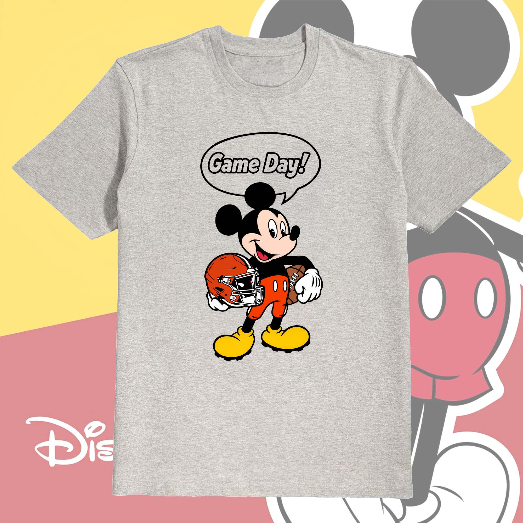 Cleveland Browns Classic Cartoon Football Mickey Character PT75939