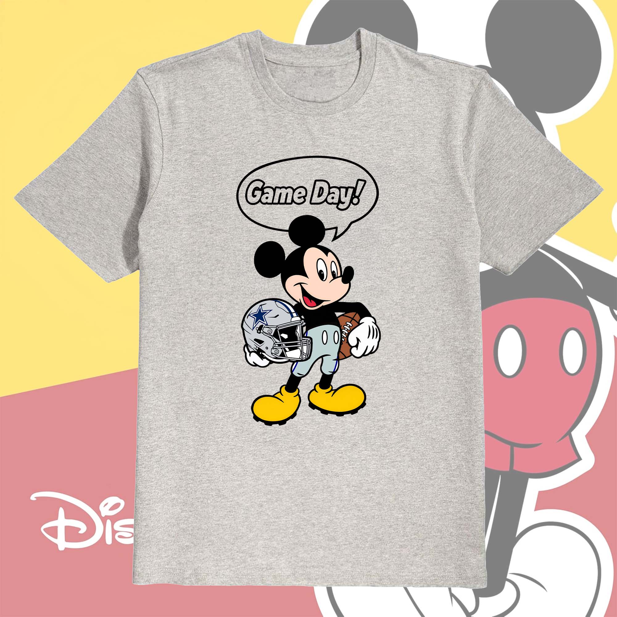 Dallas Cowboys Classic Cartoon Football Mickey Character PT75940