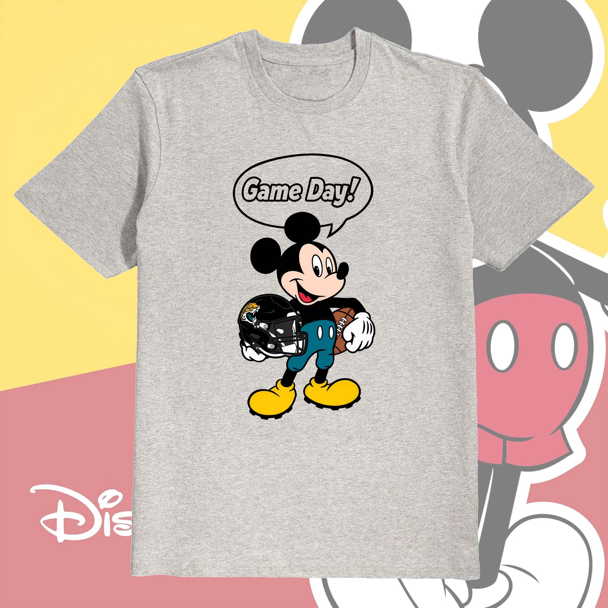 Jacksonville Jaguars Classic Cartoon Football Mickey Character PT75946