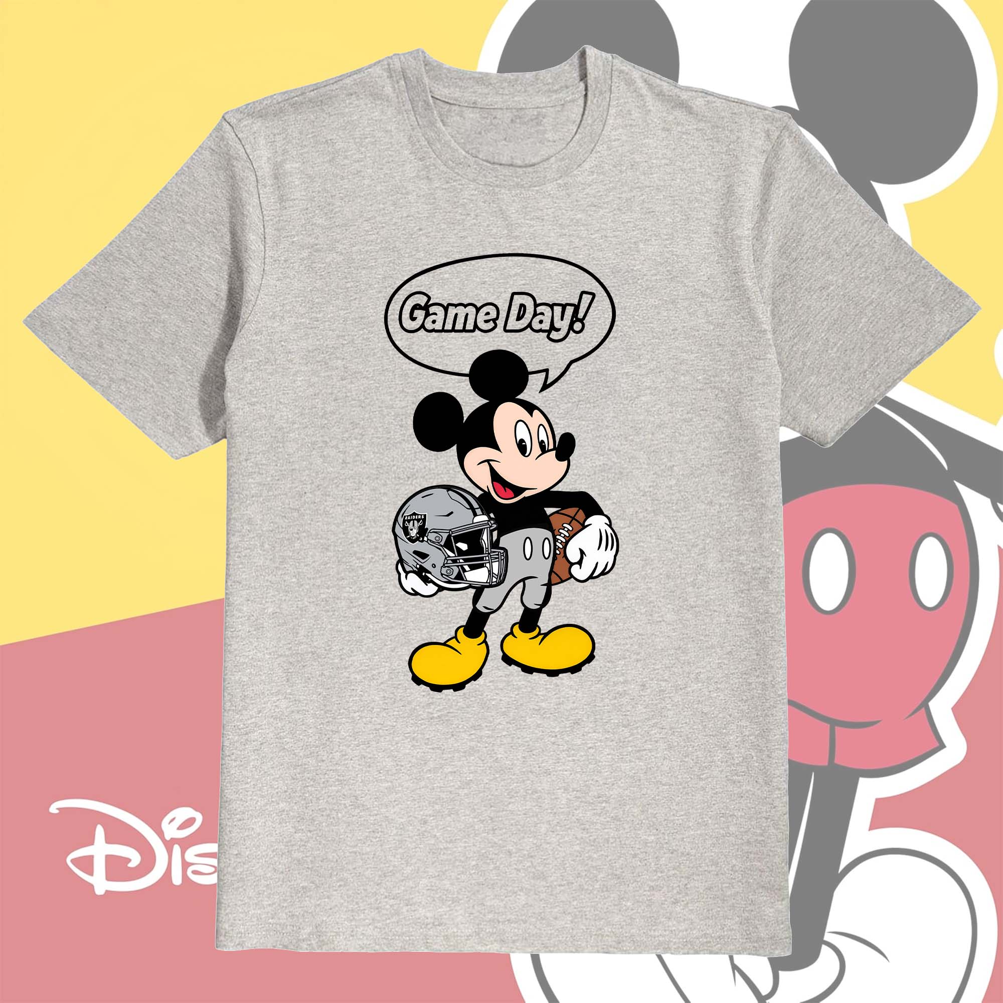 Las Vegas Raiders Classic Cartoon Football Mickey Character PT75948