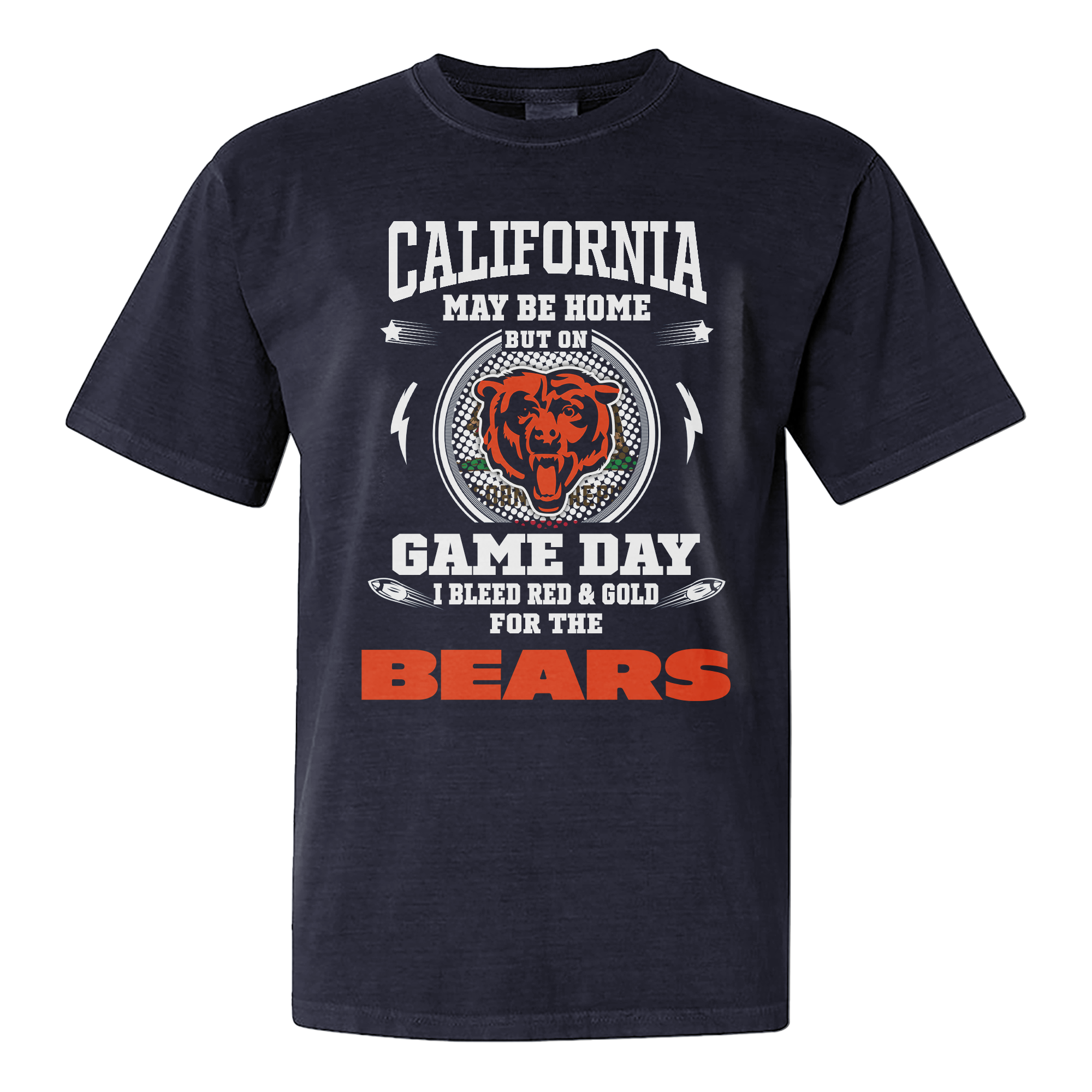 I Live In California And On Game Day My Heart And Soul Belongs To Bears Shirt PT76187