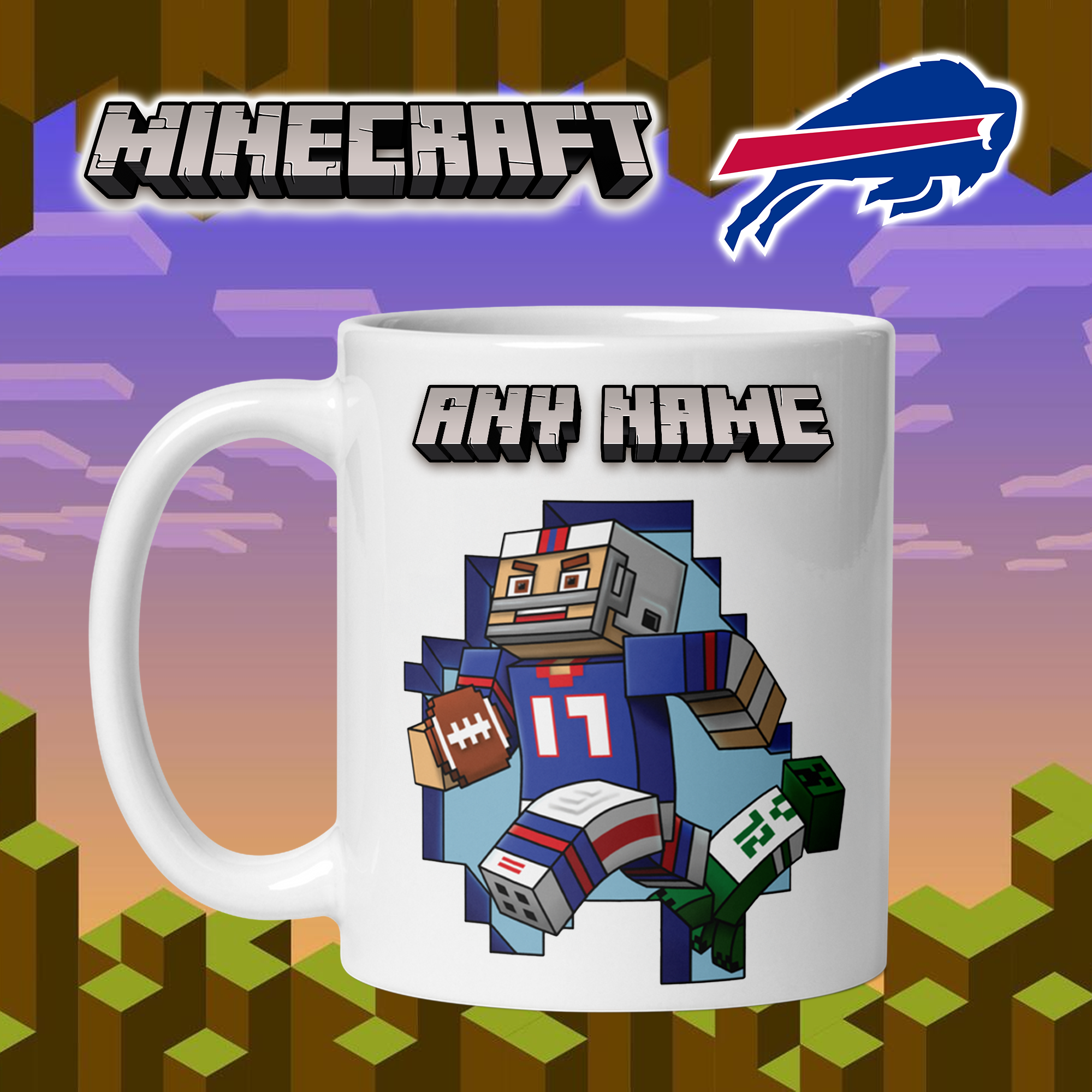 Buffalo Bills x Minecraft Mug PT76316