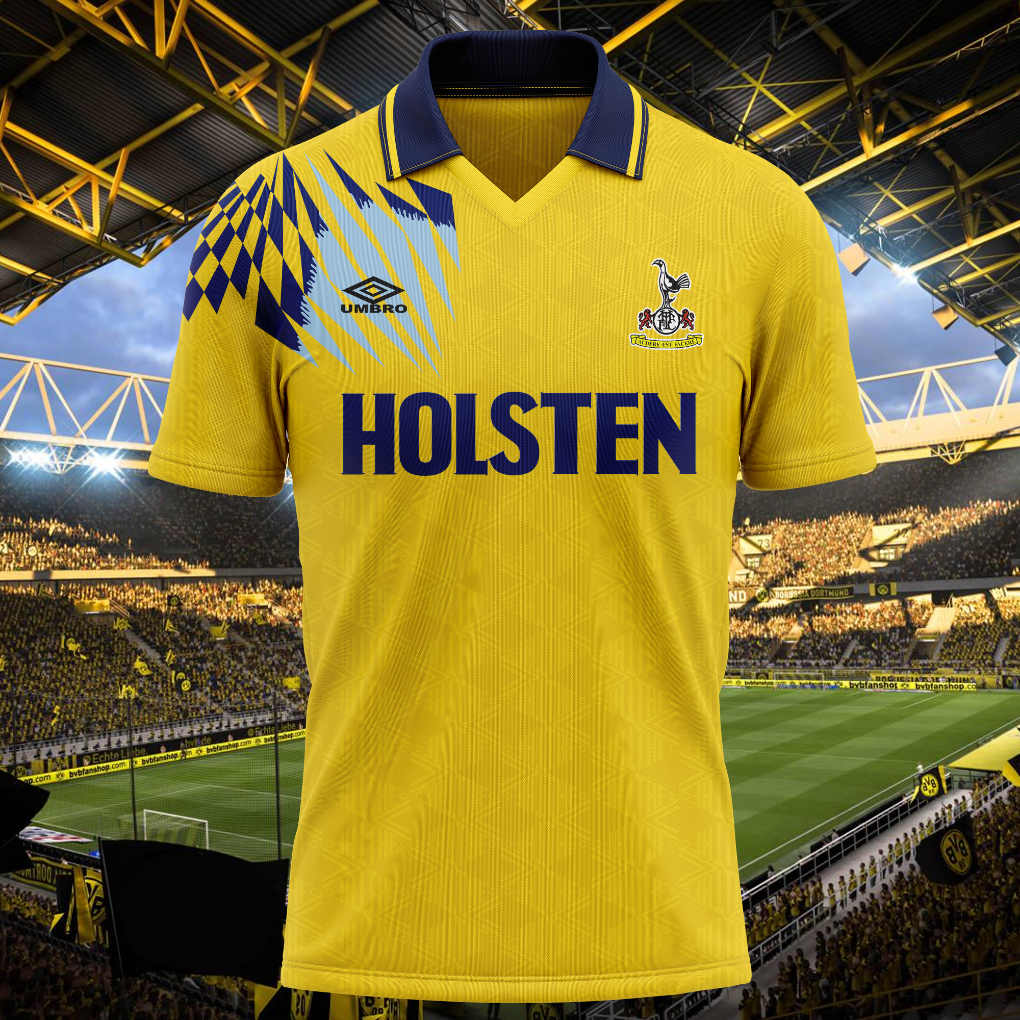 Tottenham Hotspur 1991-94 Away Kit Retro Shirt PT76386