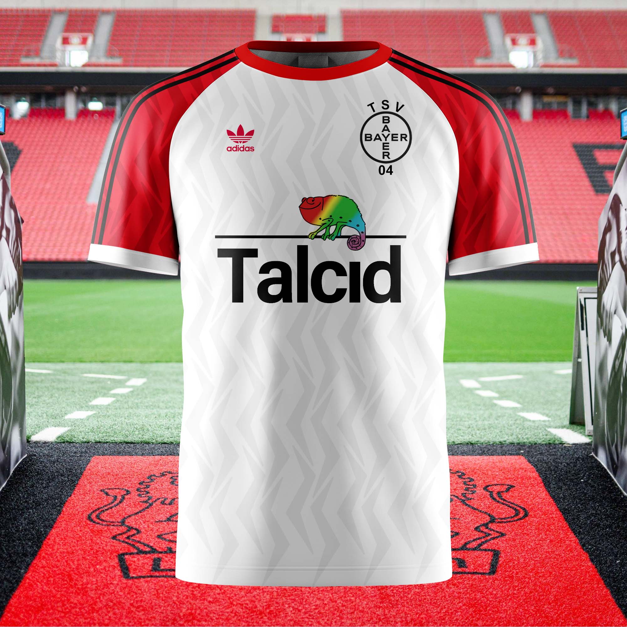 Bayer 04 Leverkusen 1991-92 Home Kit Retro Shirt PT76389
