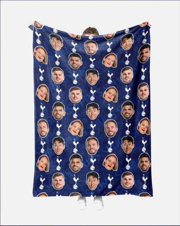 Spurs Player Personalised Blanket PT76403