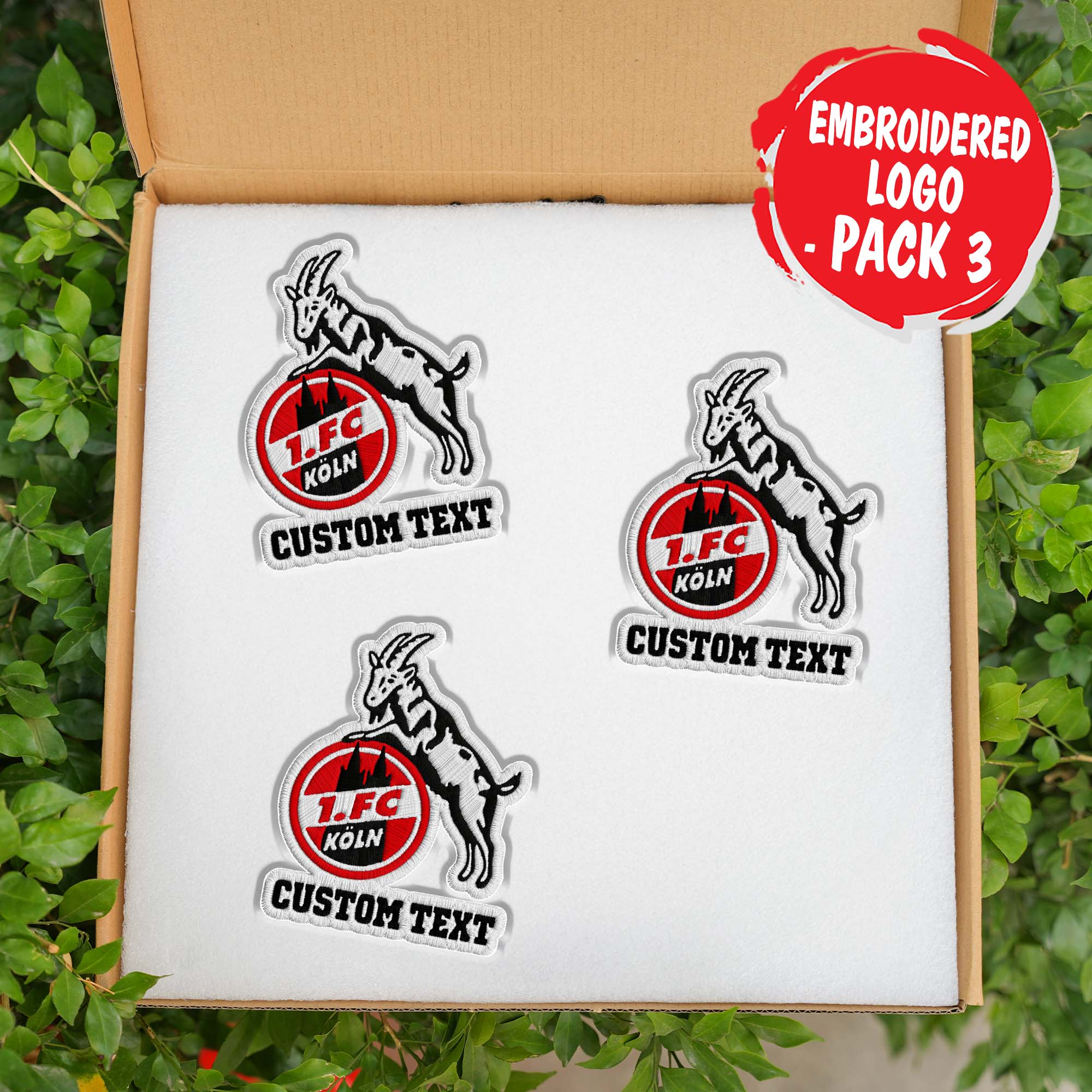 1. FC Köln Customizable Fabric Patch PT76405