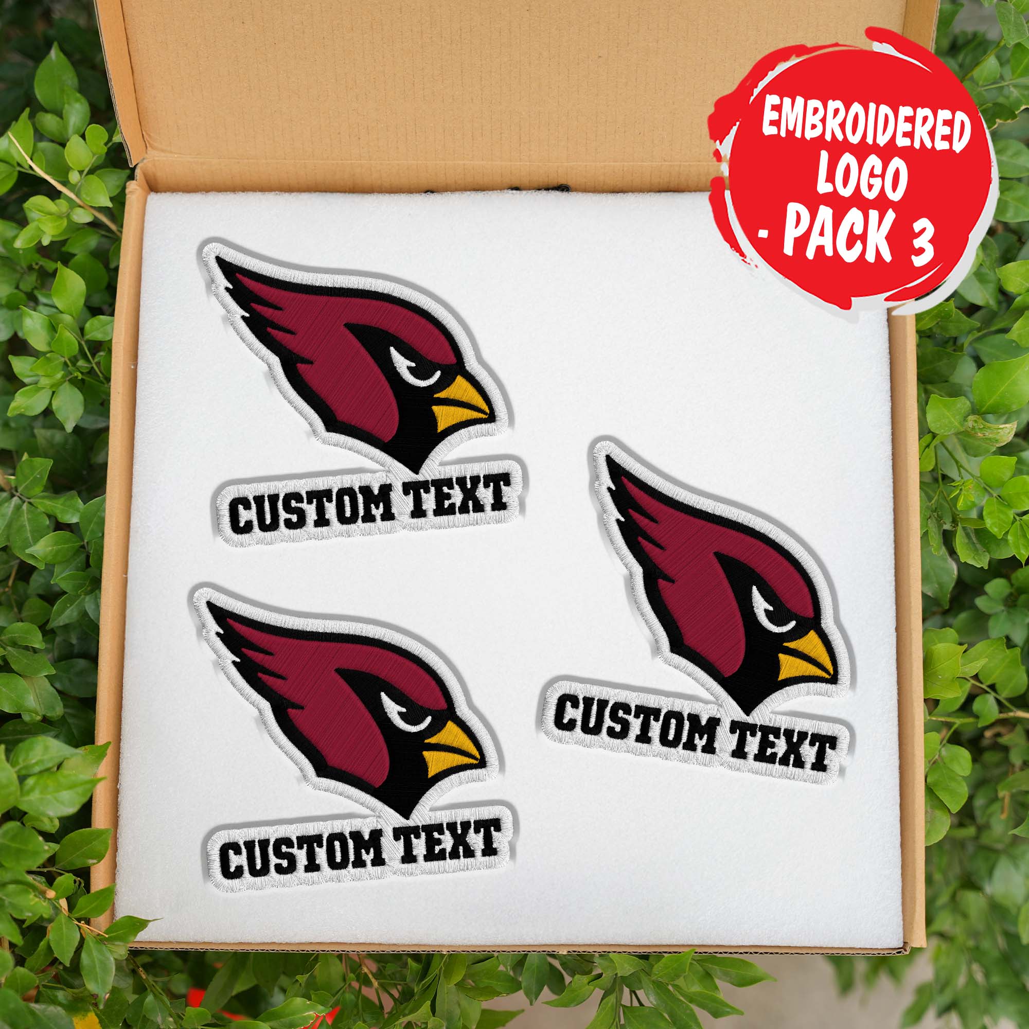 Arizona Cardinals Customizable Fabric Patch PT76442