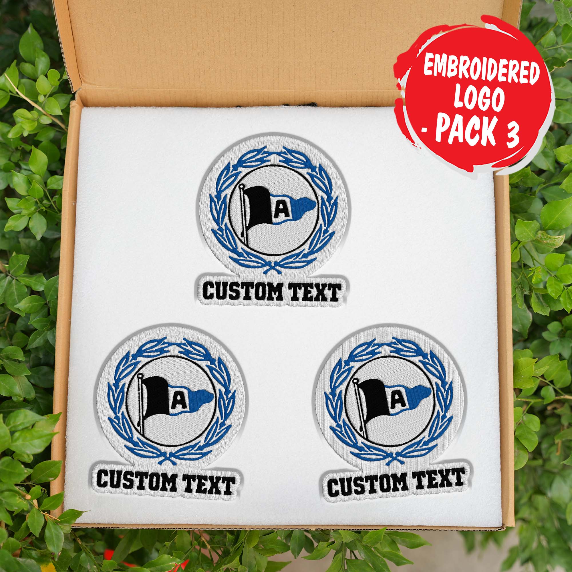Arminia Bielefeld Customizable Fabric Patch PT76425