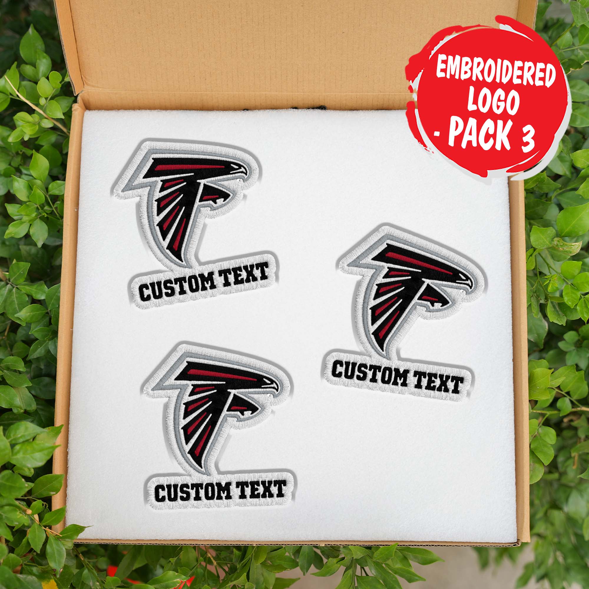 Atlanta Falcons Customizable Fabric Patch PT76443