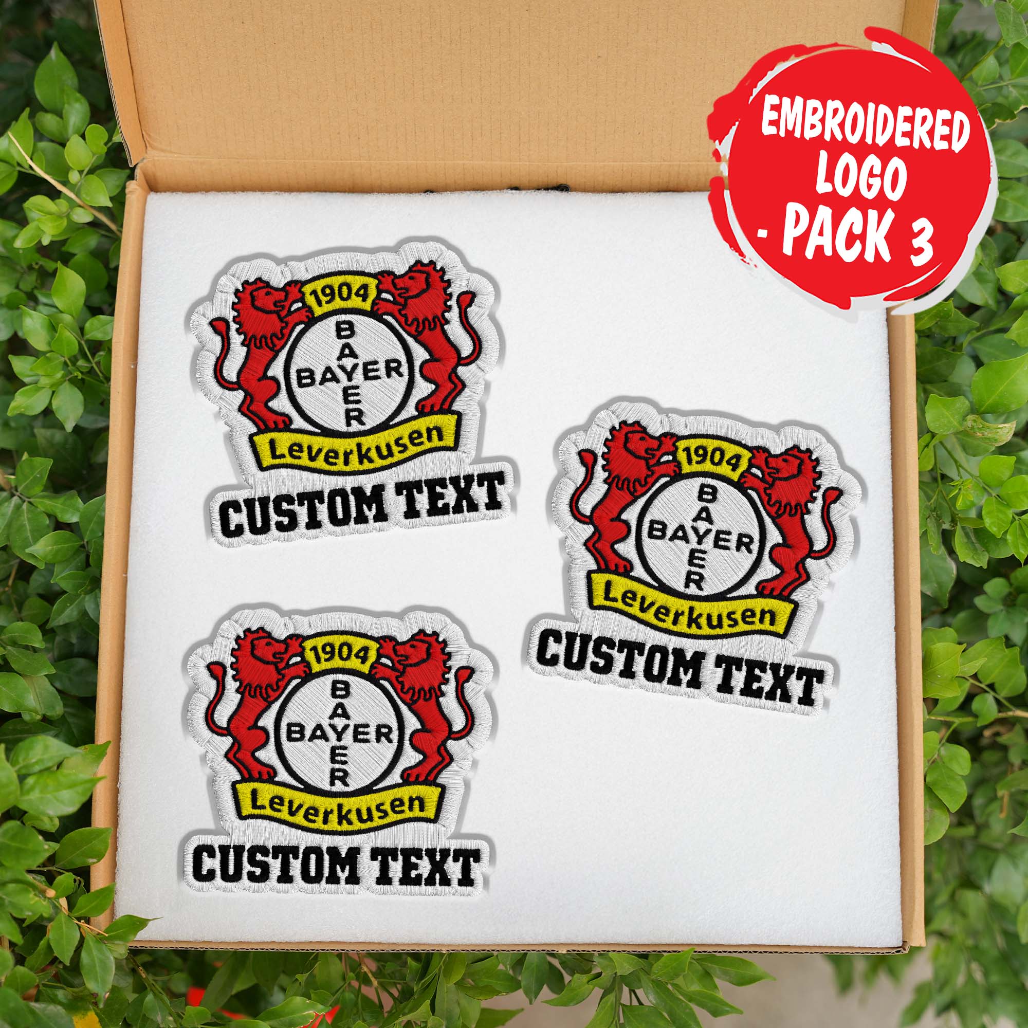 Bayer 04 Leverkusen Customizable Fabric Patch PT76408