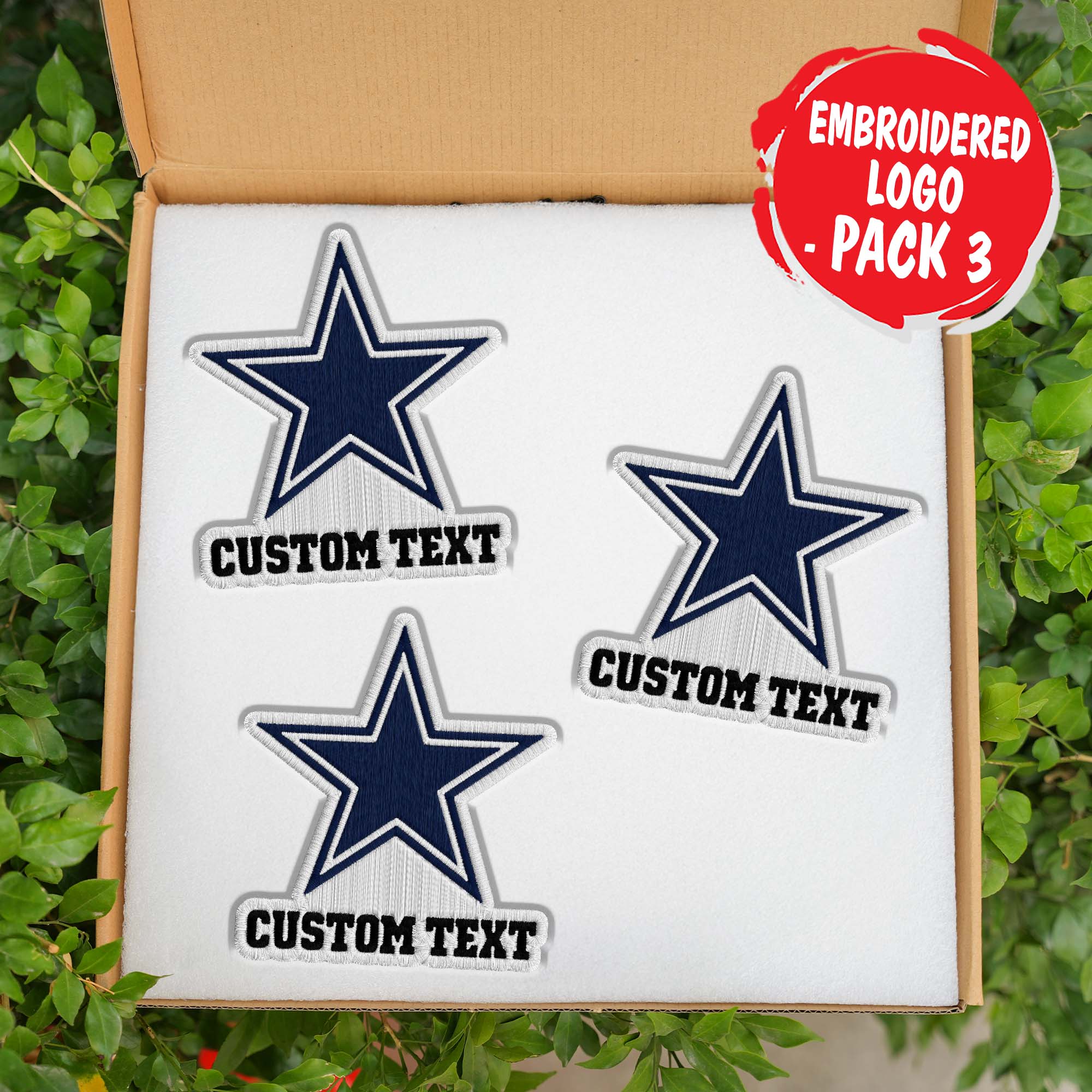Dallas Cowboys Customizable Fabric Patch PT76450