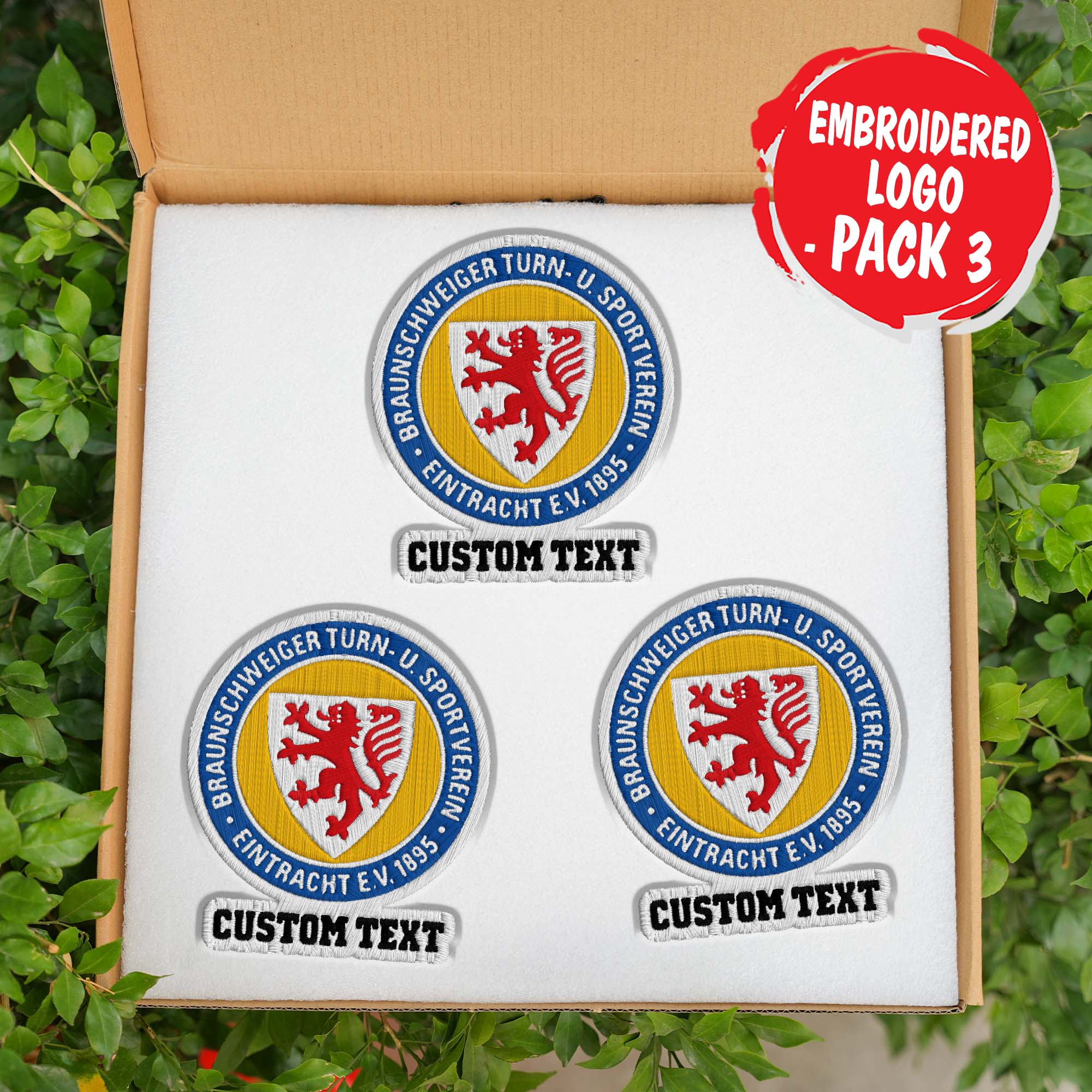 Eintracht Braunschweig Customizable Fabric Patch PT76427