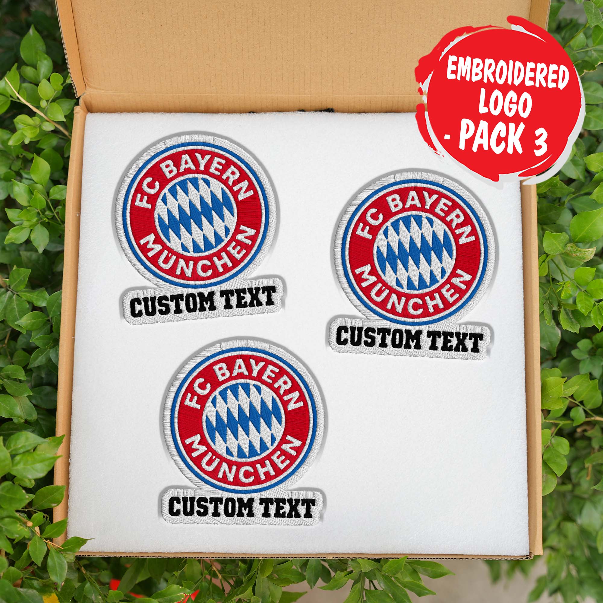 FC Bayern München Customizable Fabric Patch PT76413