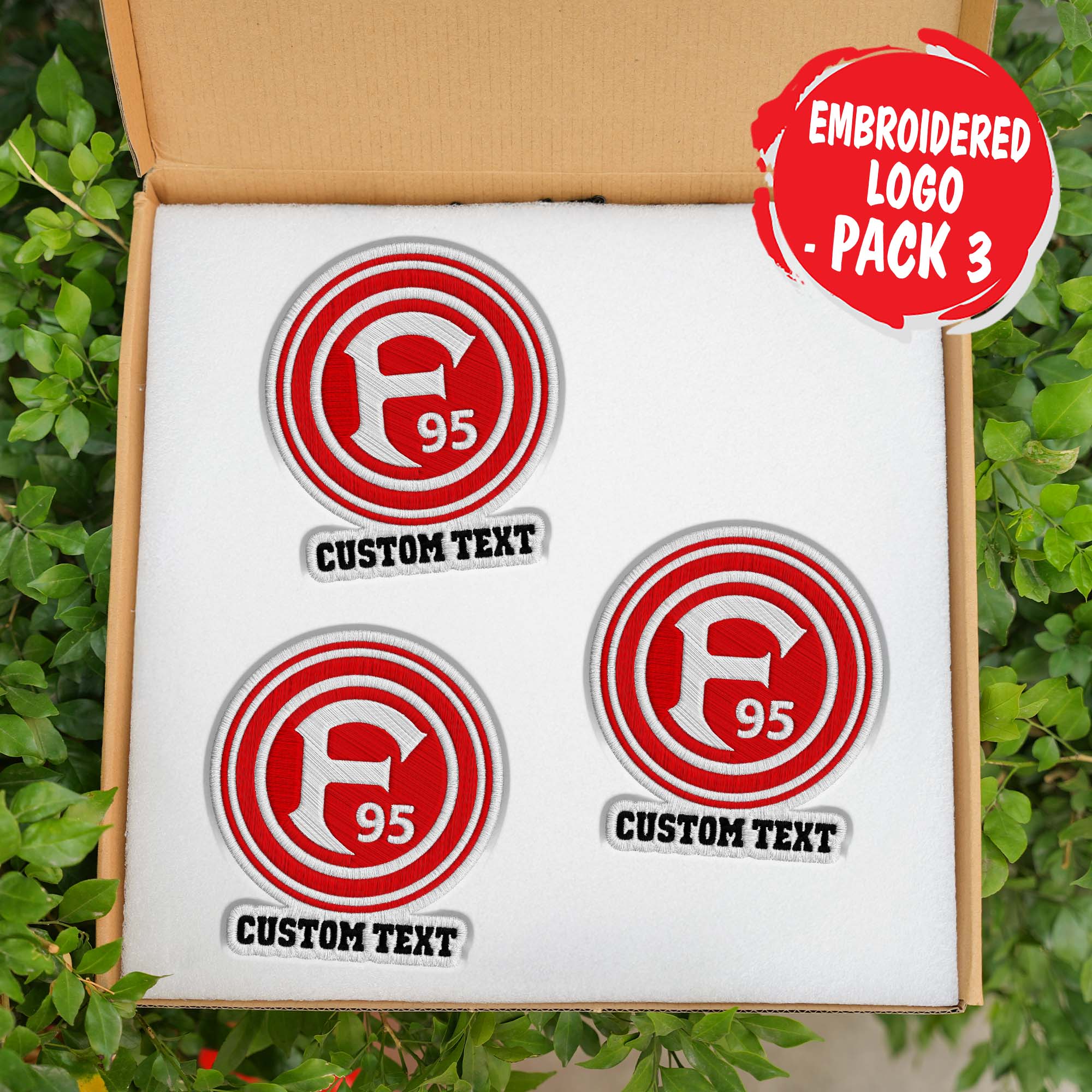 Fortuna Düsseldorf Customizable Fabric Patch PT76429