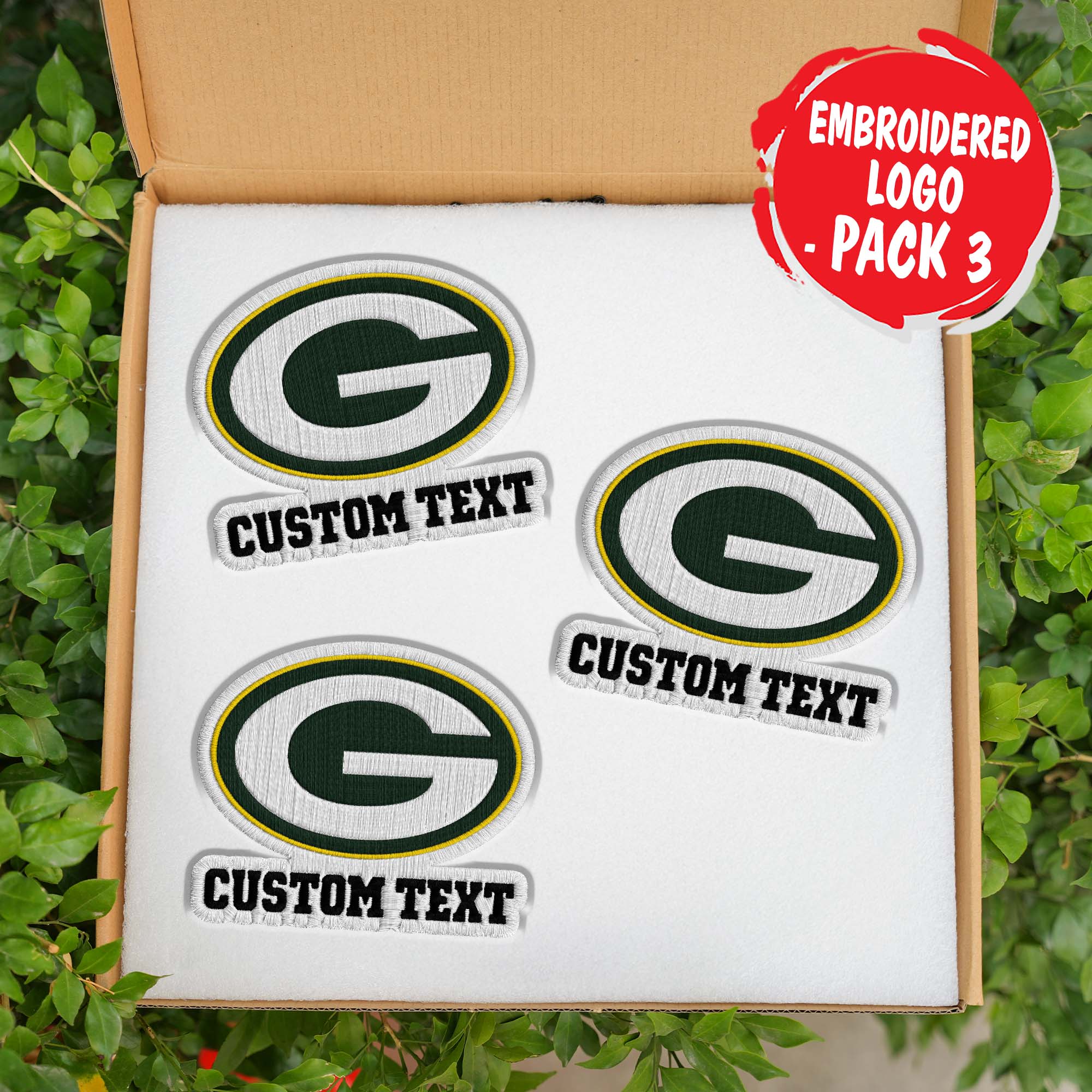 Green Bay Packers Customizable Fabric Patch PT76453