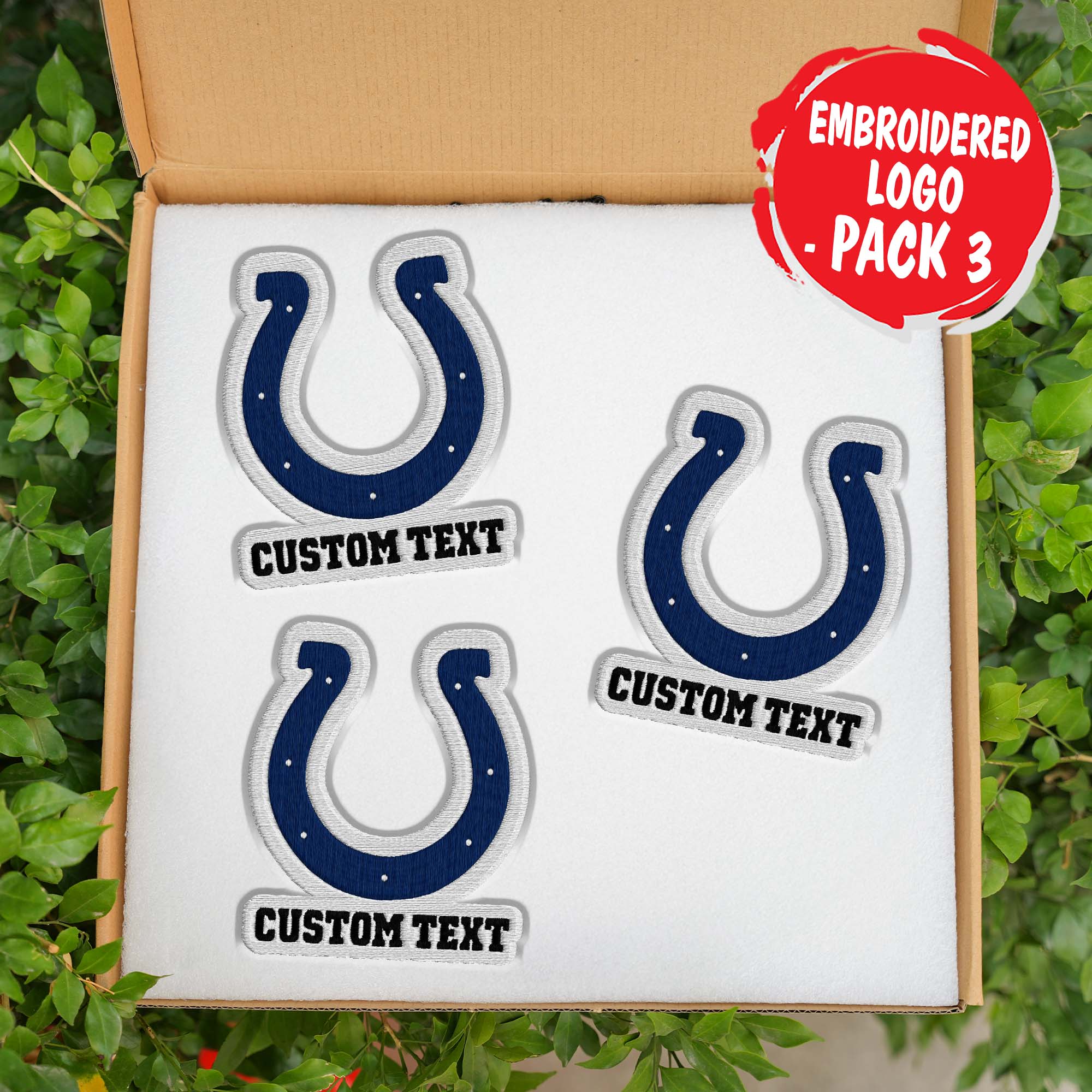 Indianapolis Colts Customizable Fabric Patch PT76455