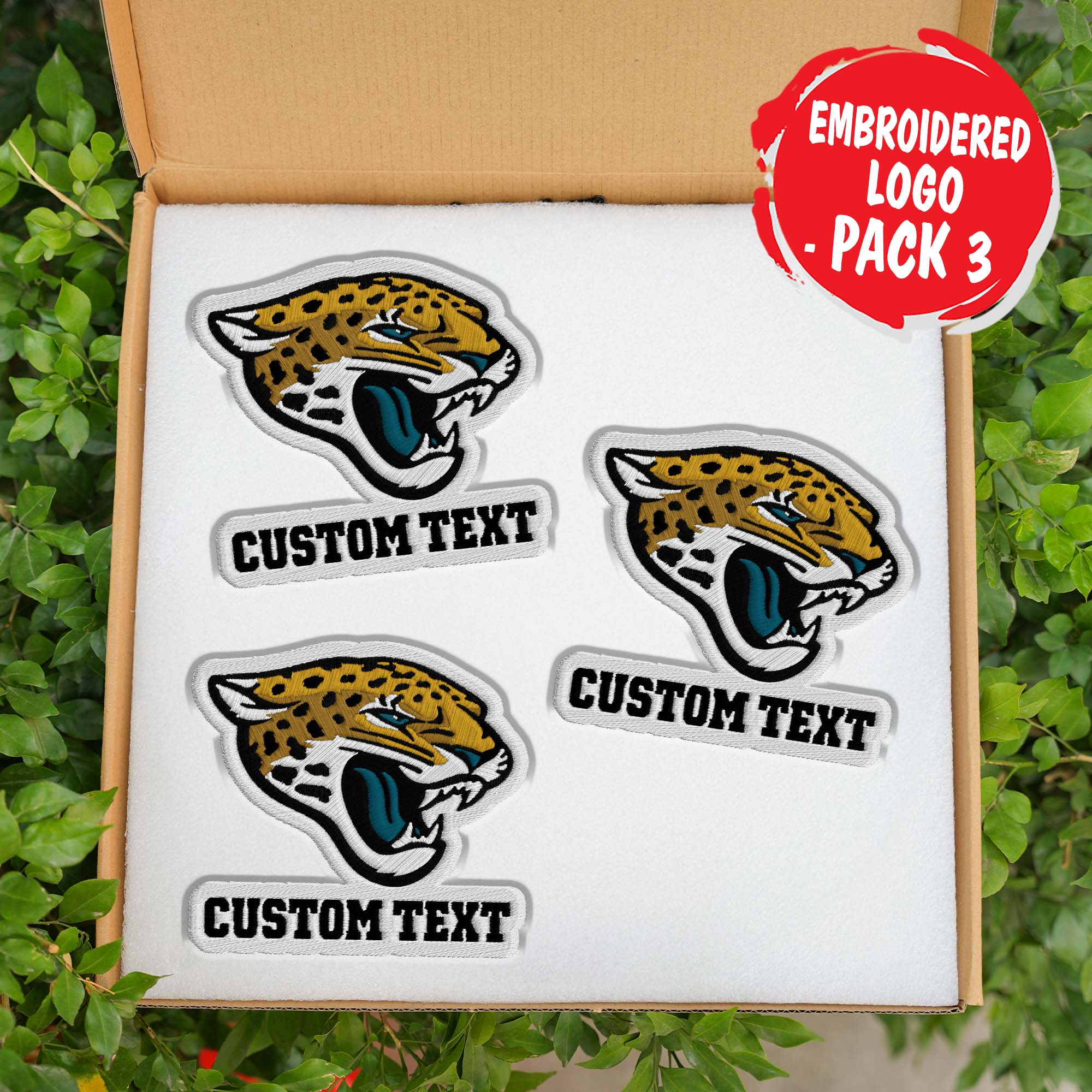 Jacksonville Jaguars Customizable Fabric Patch PT76456