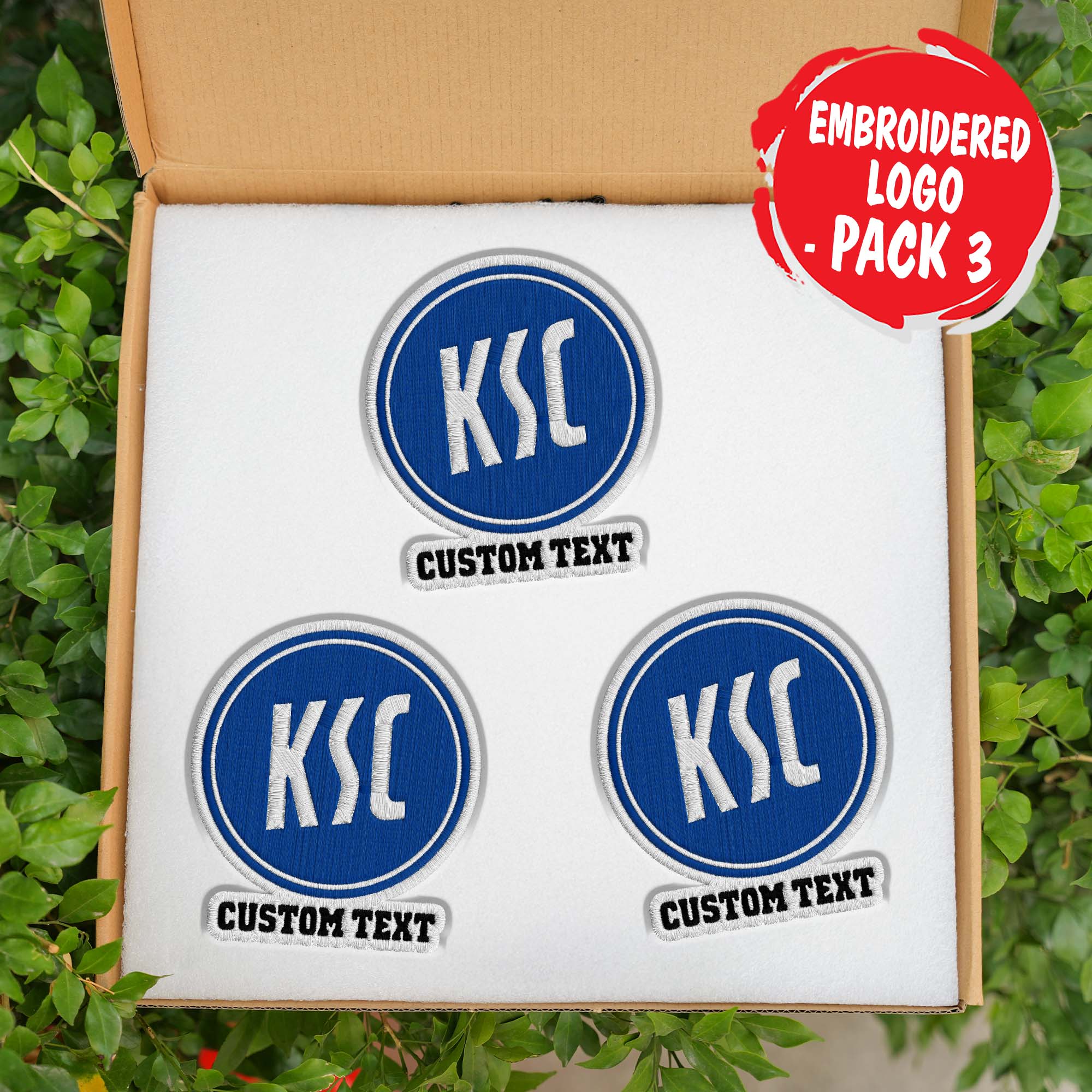 Karlsruher SC Customizable Fabric Patch PT76434