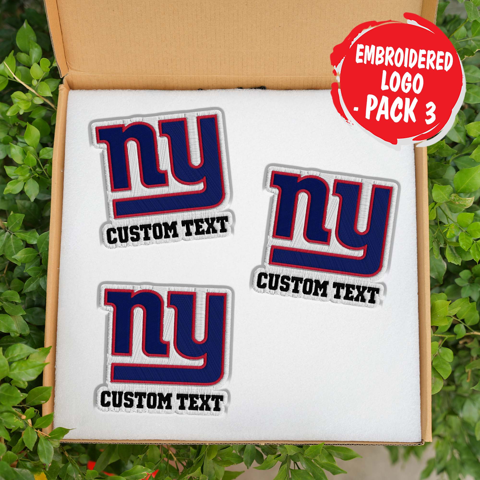 New York Giants Customizable Fabric Patch PT76465