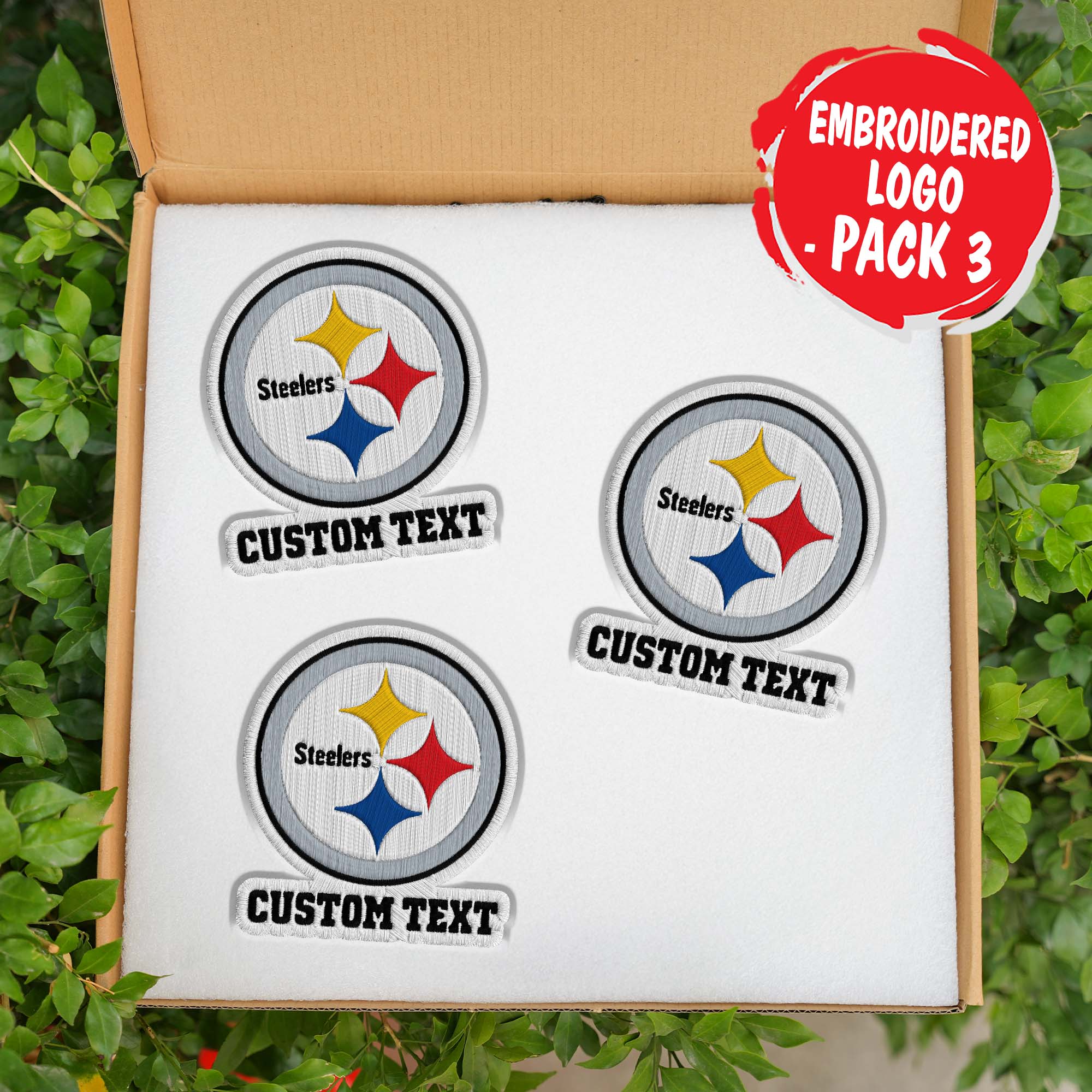 Pittsburgh Steelers Customizable Fabric Patch PT76468