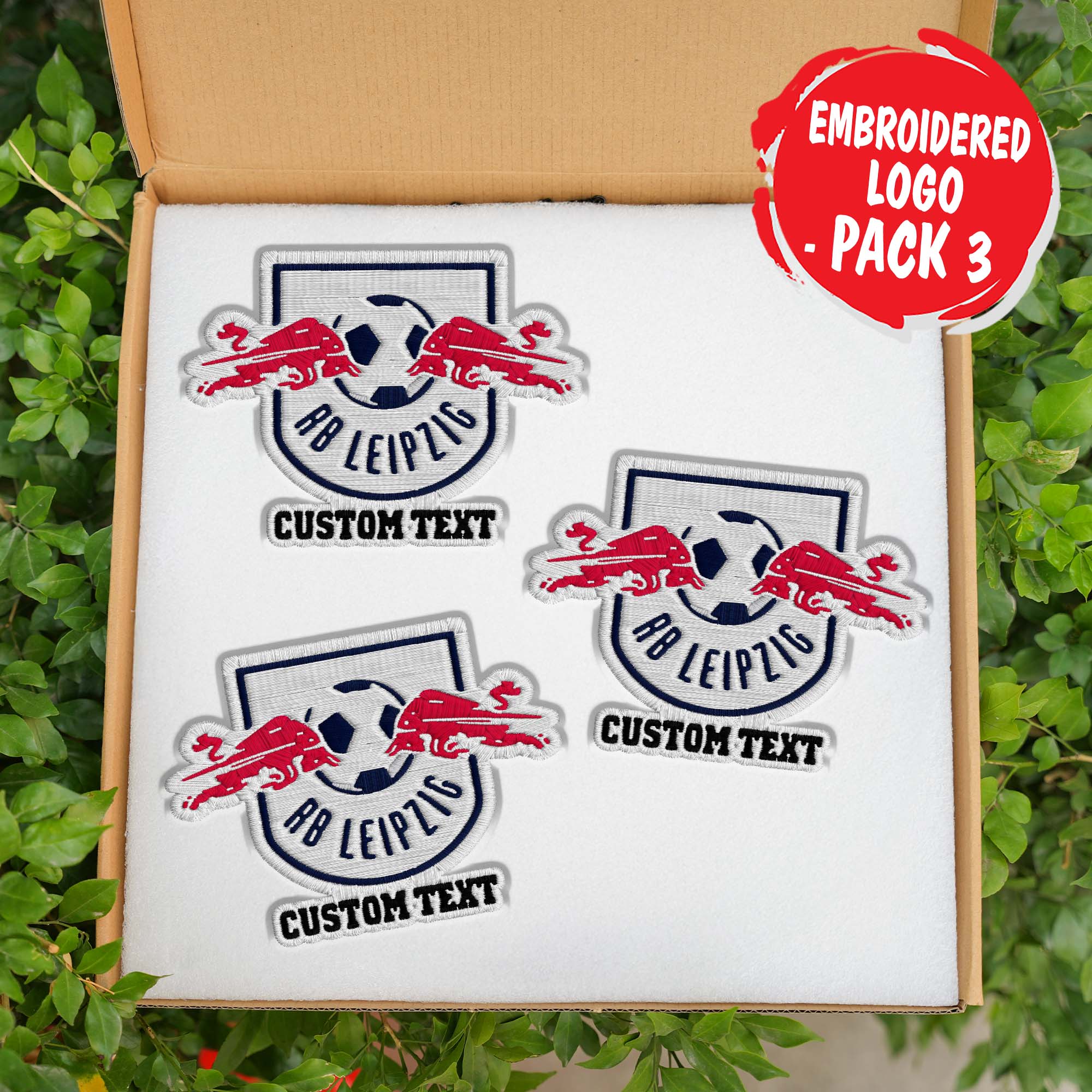 RB Leipzig Customizable Fabric Patch PT76416