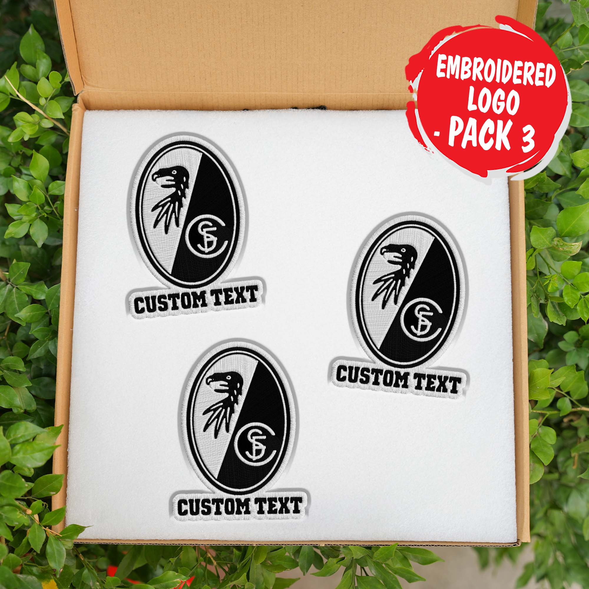 SC Freiburg Customizable Fabric Patch PT76417