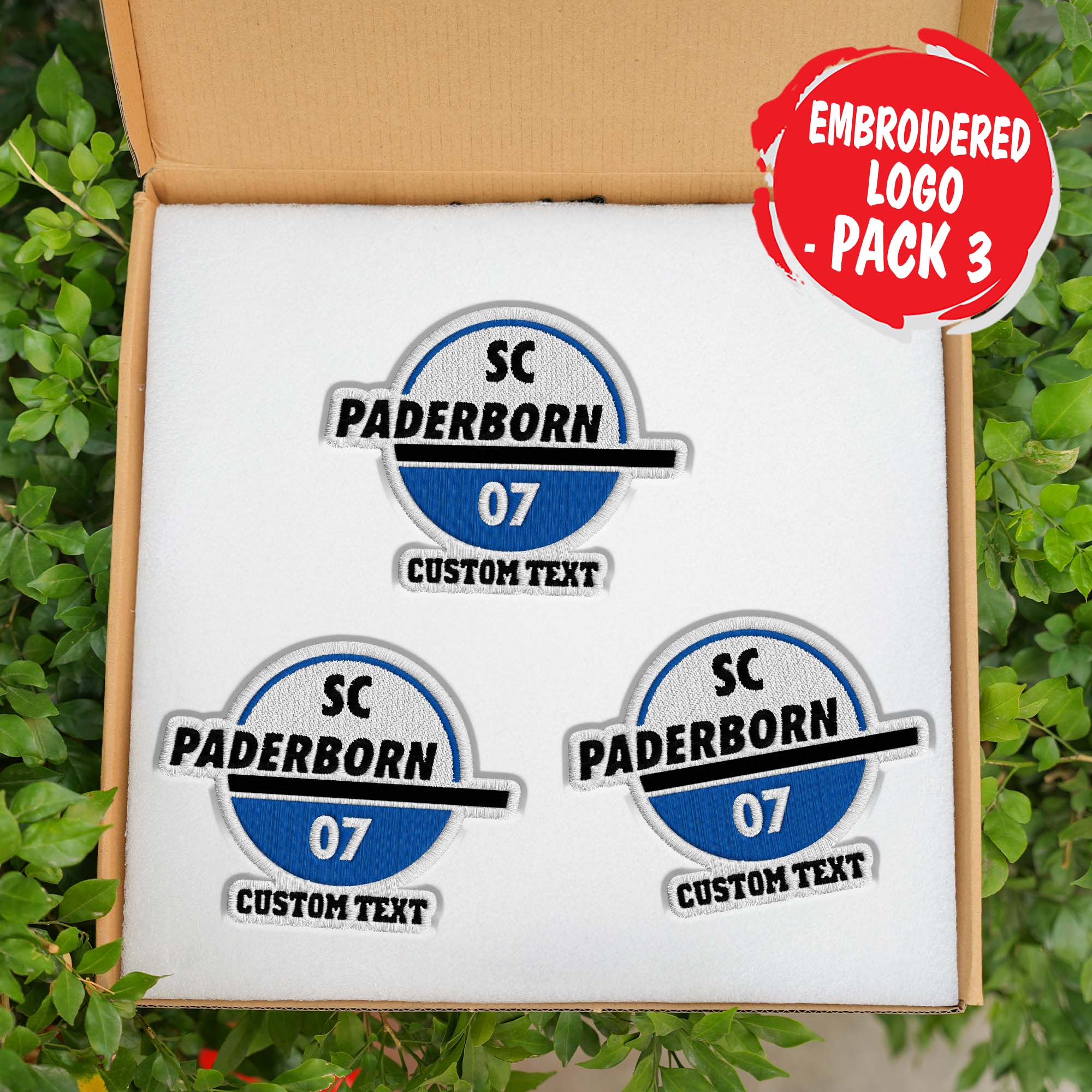SC Paderborn 07 Customizable Fabric Patch PT76435