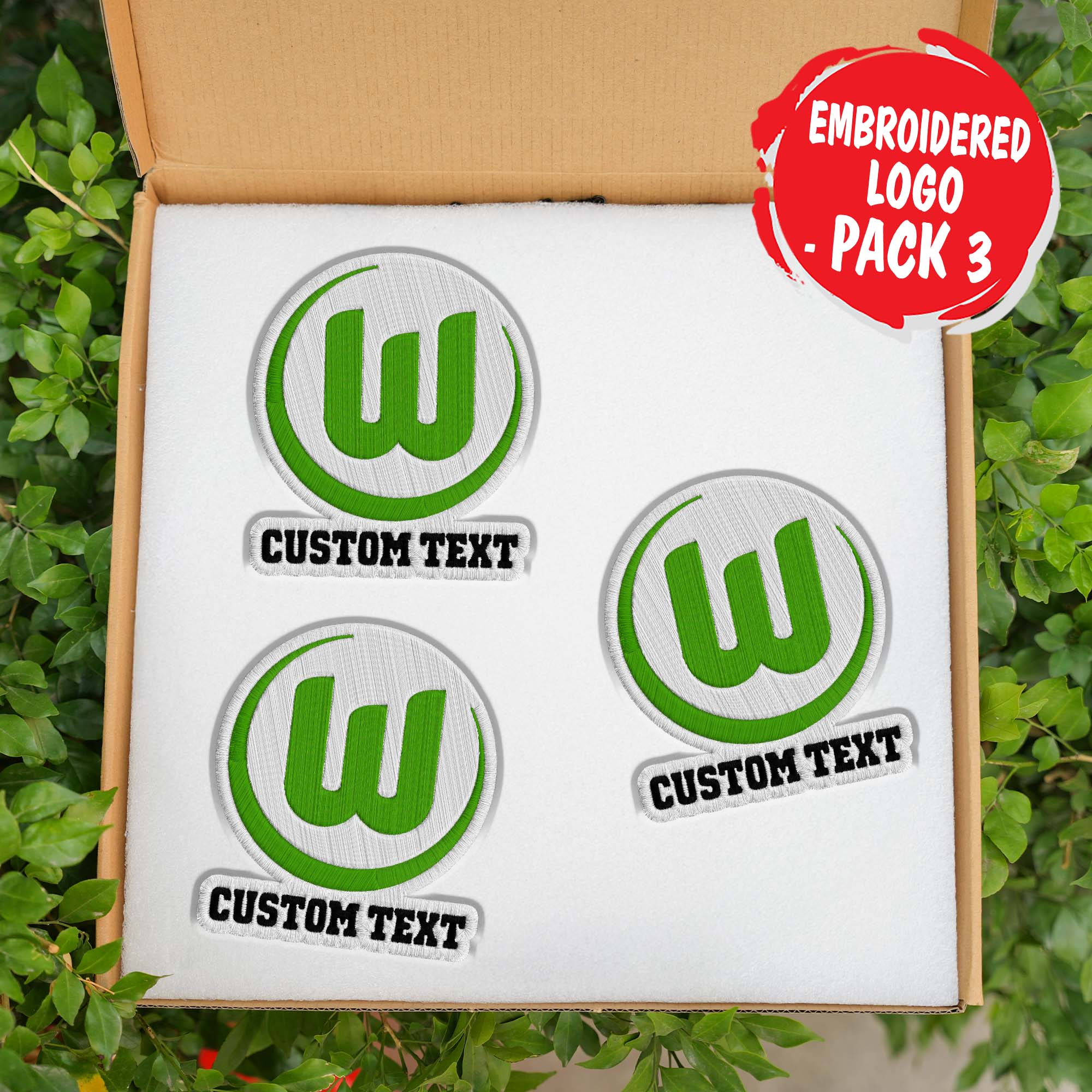 VfL Wolfsburg Customizable Fabric Patch PT76420