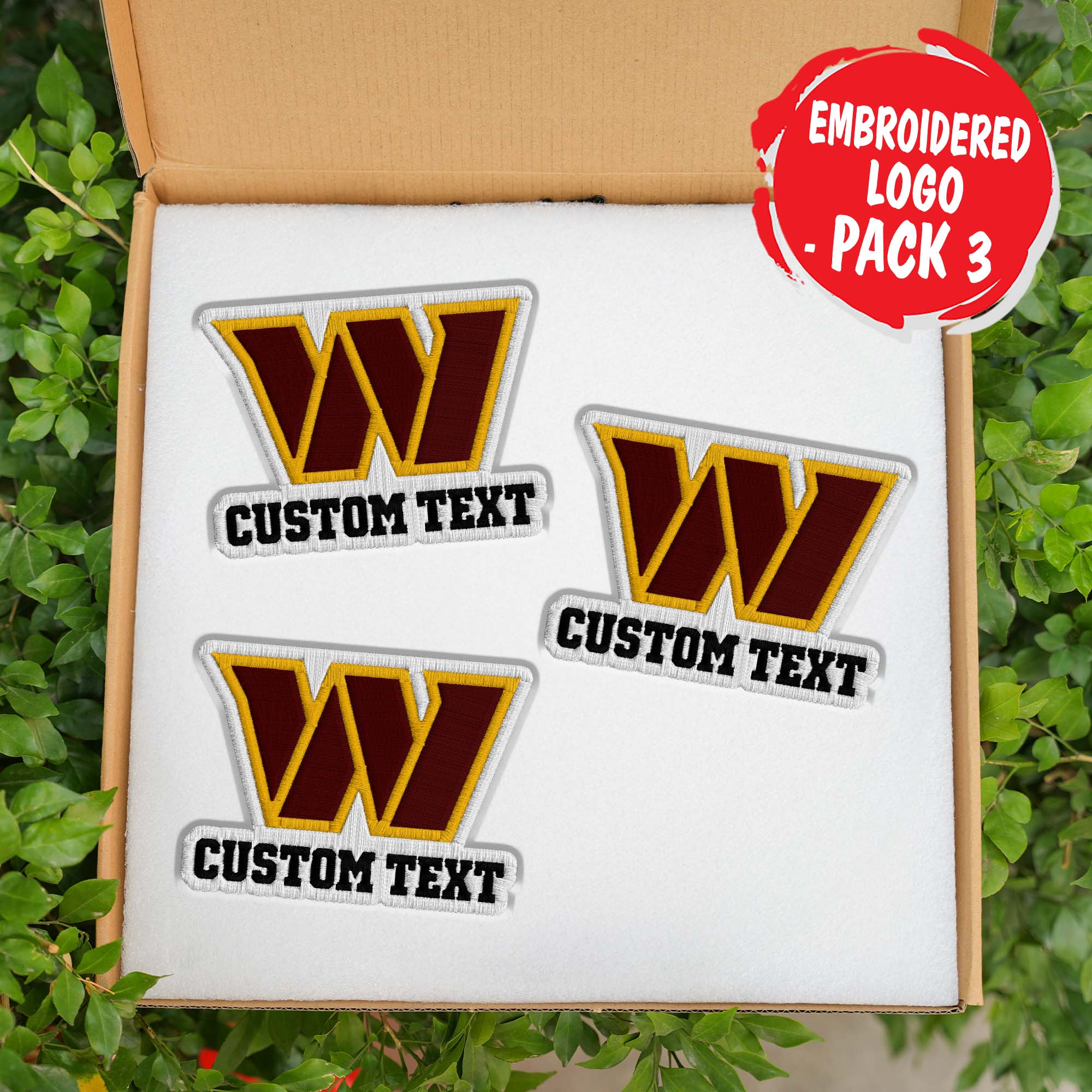 Washington Commanders Customizable Fabric Patch PT76473