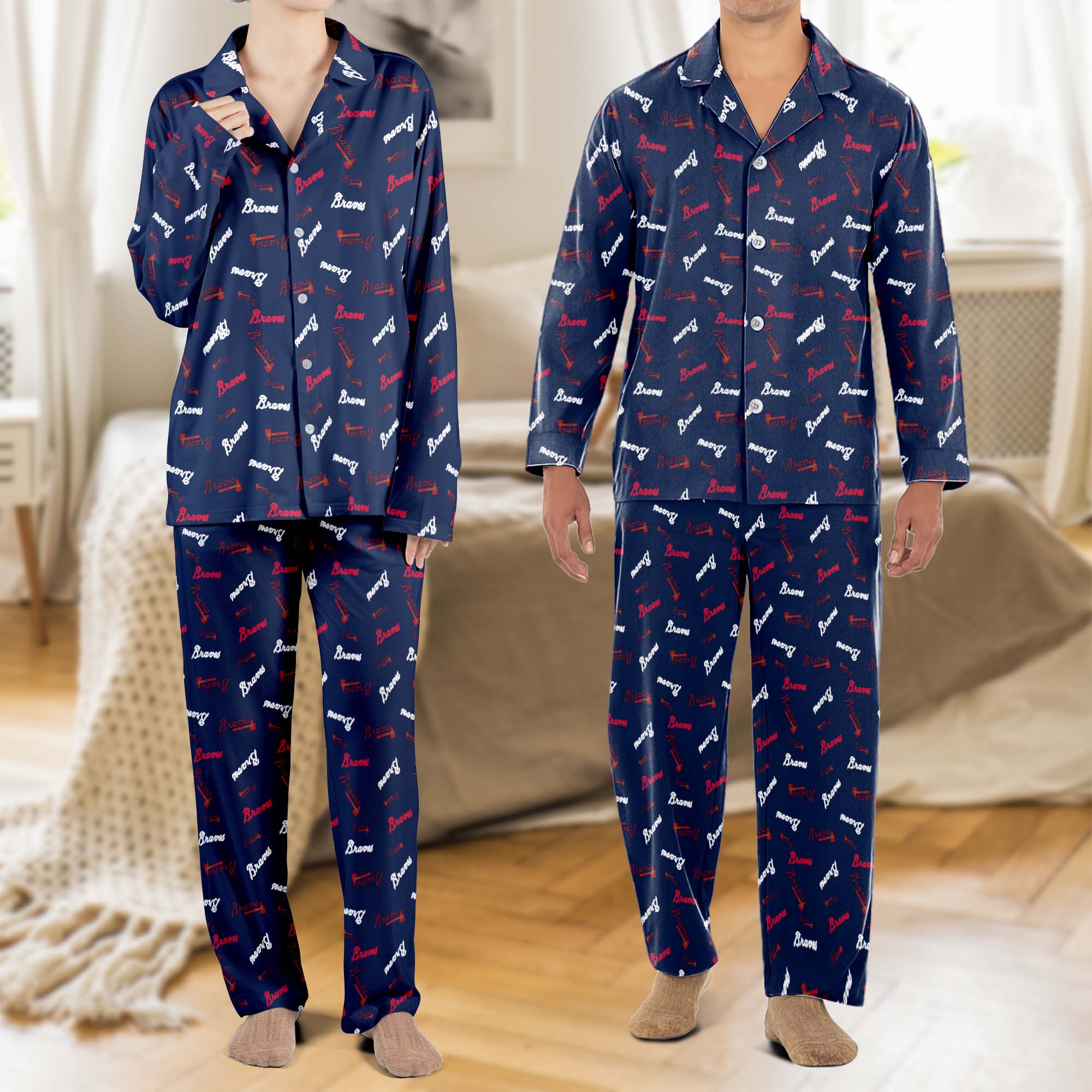 Atlanta Braves Pajama Set PT76547