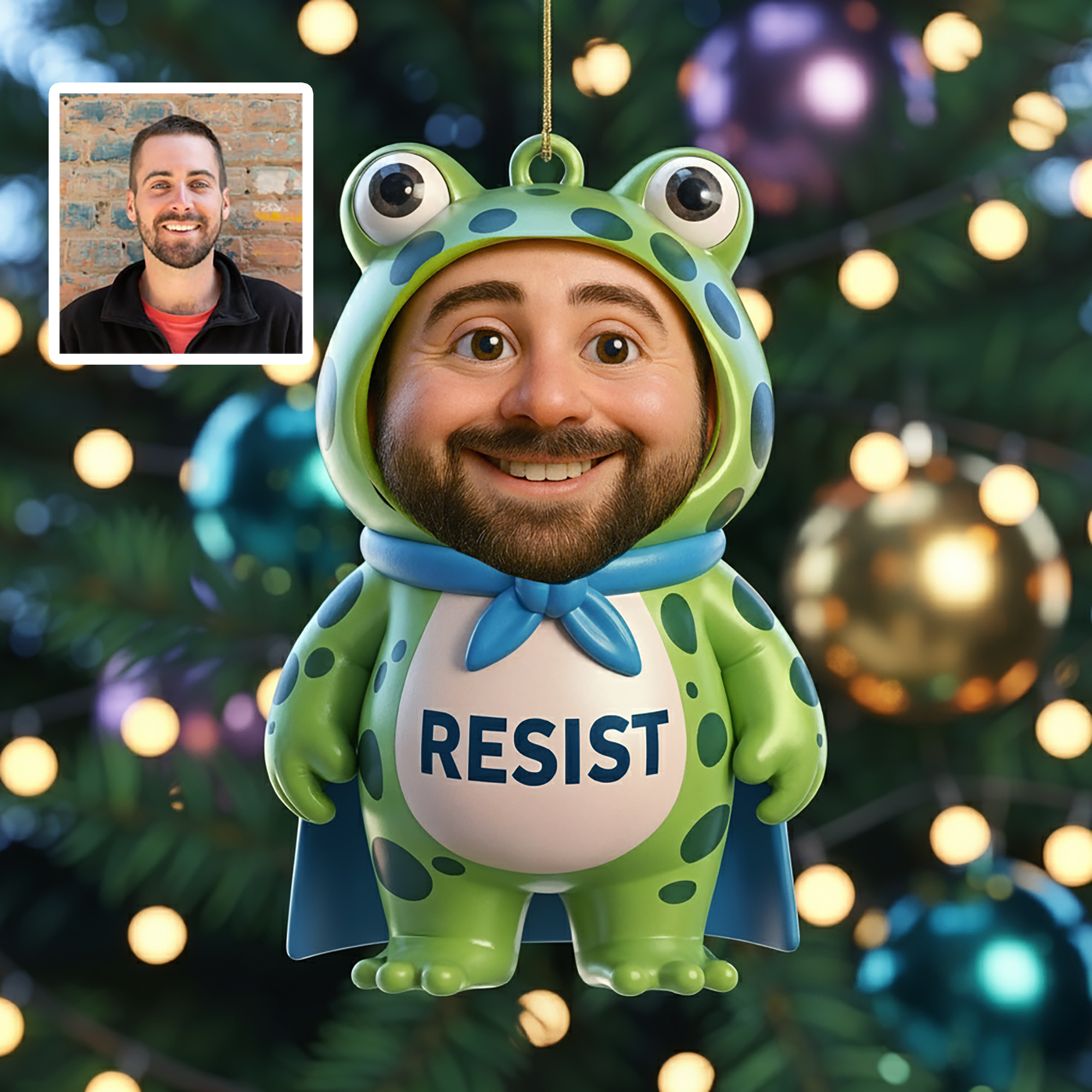 Frog Ornament PT76639