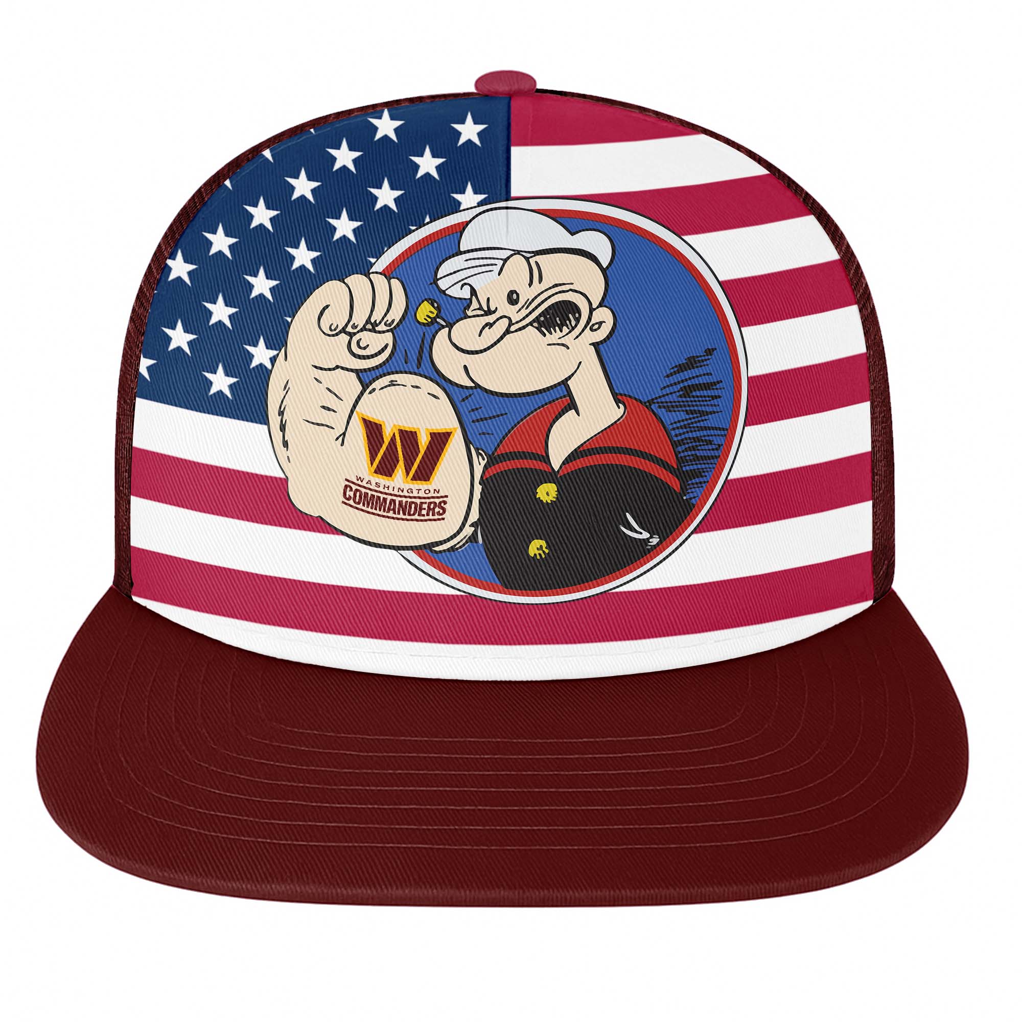 Washington Commanders Vintage - NFL X Popeye Snapback Hat PT76737