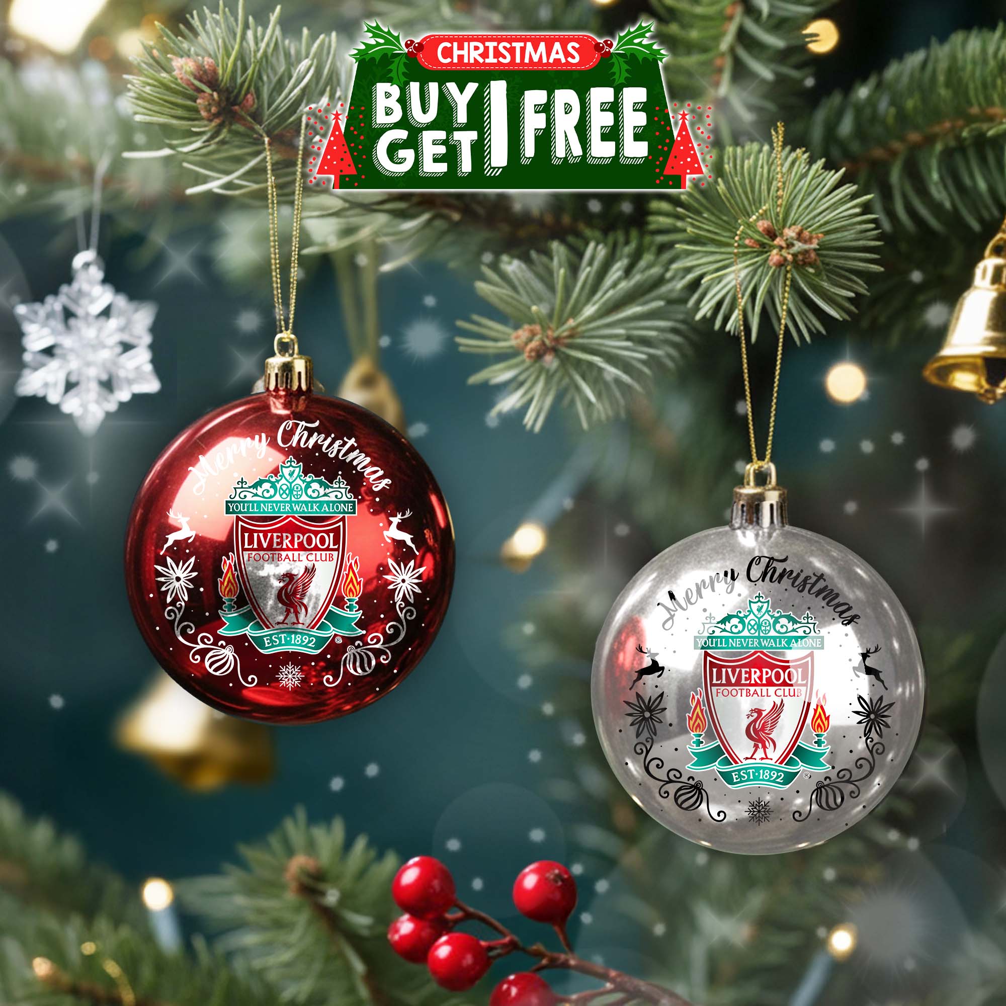 Liverpool F.C Round Ball Ornament PT76789
