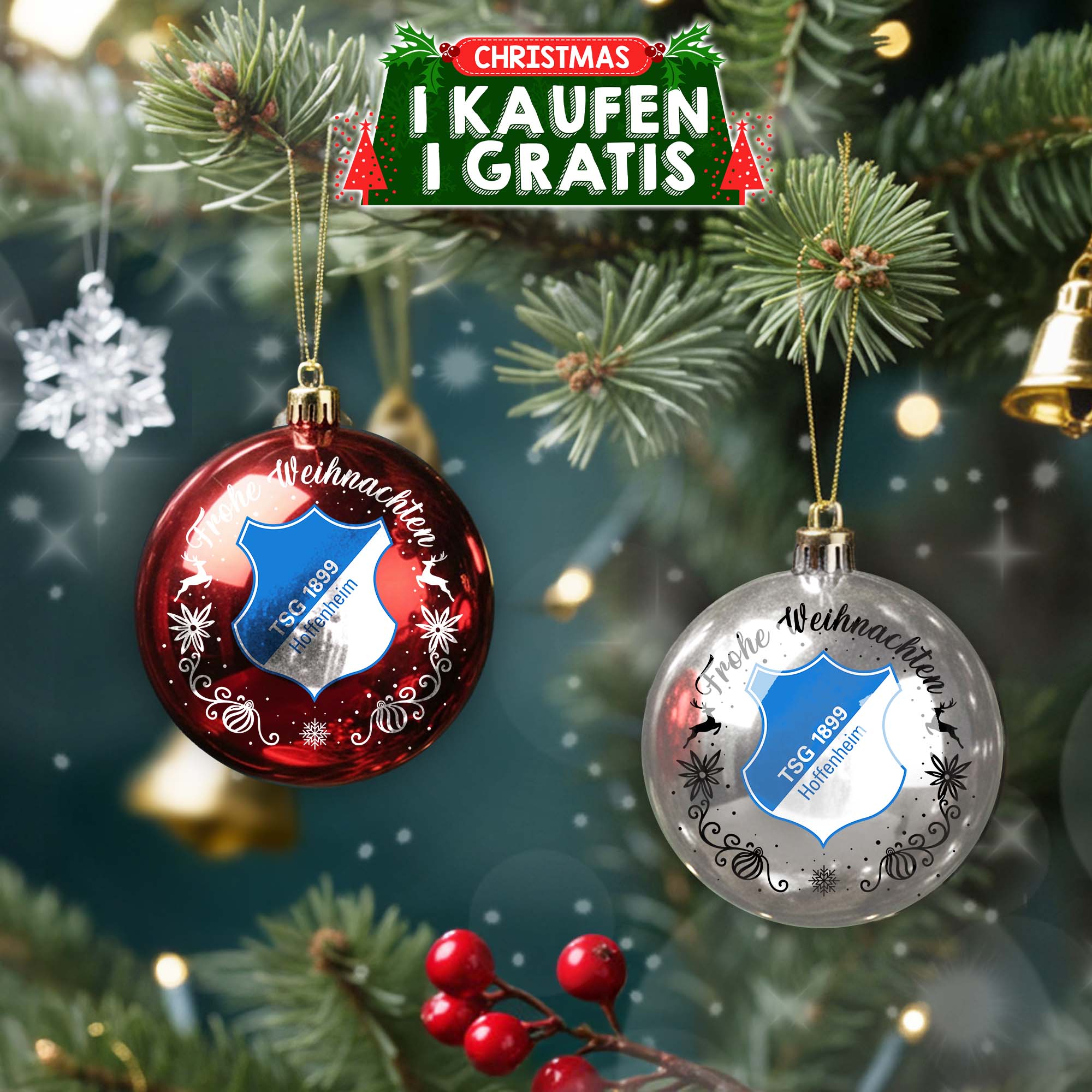 TSG 1899 Hoffenheim Plastic Round Ball Ornament PT76754