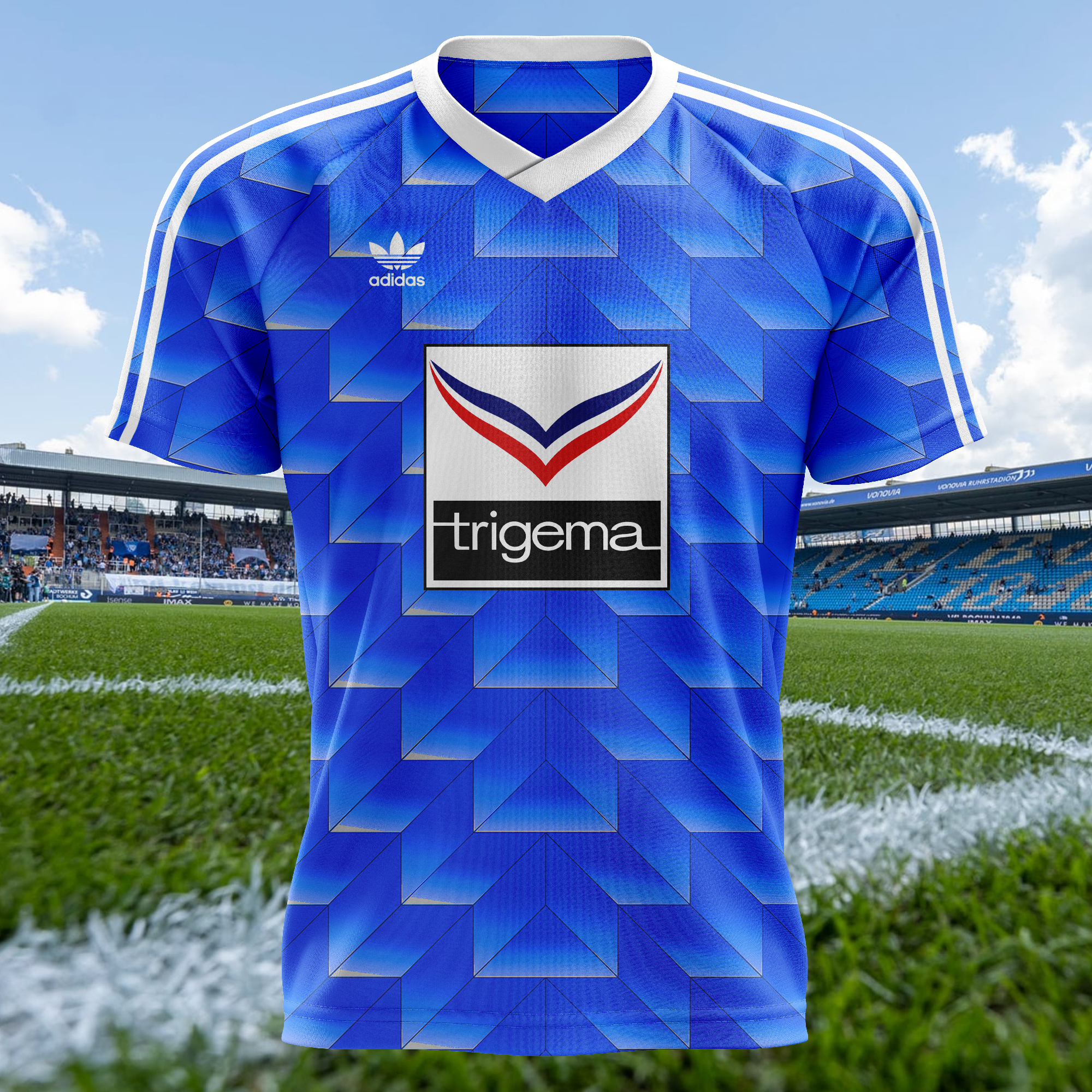 VfL Bochum 1988 - 89 Home Kit Retro Shirt PT76800