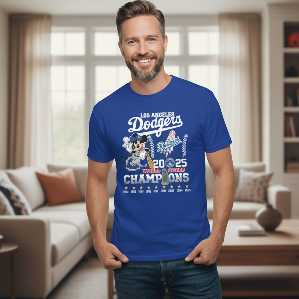 Los Angeles Dodgers MLB World Series Champions T-Shirt PT76802