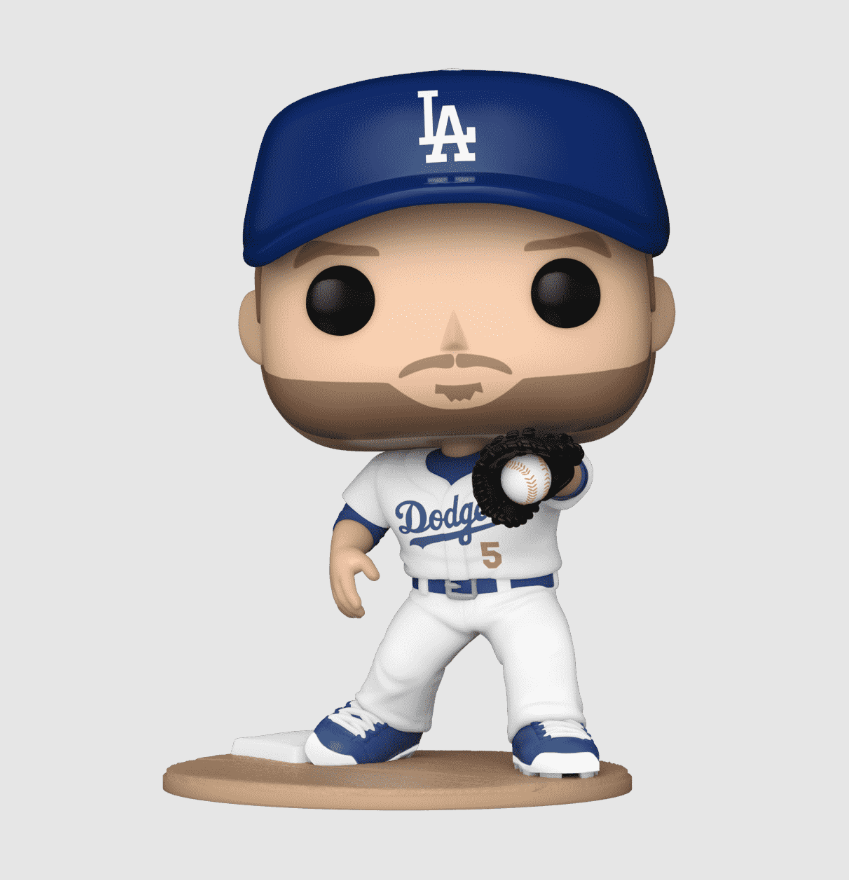 Freddie Freeman Catching on Base PT76642