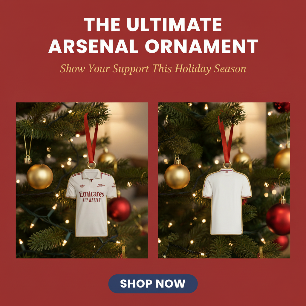 Arsenal 2D Ornament - Custom name and number PT76820