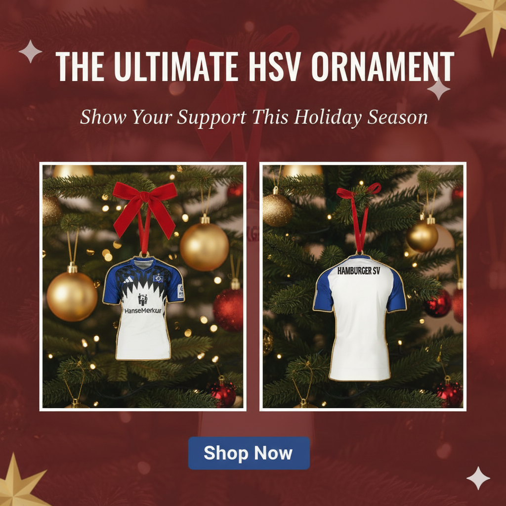 Hamburger SV 2D Ornament – Custom name and number PT76821